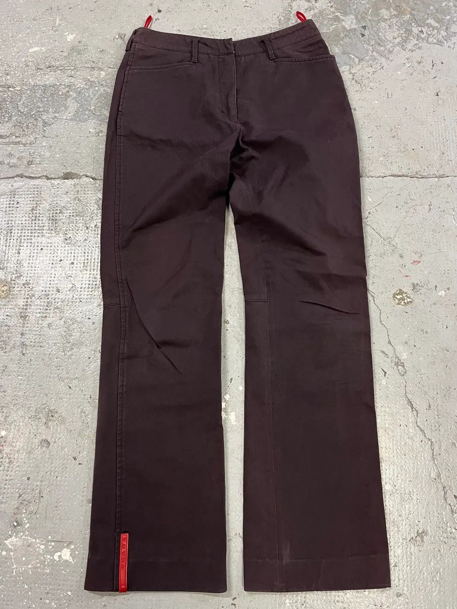 Prada 2000s Prada Linea Rossa Sport Brown Pants Size US 30 / EU 46 - 1 Thumbnail