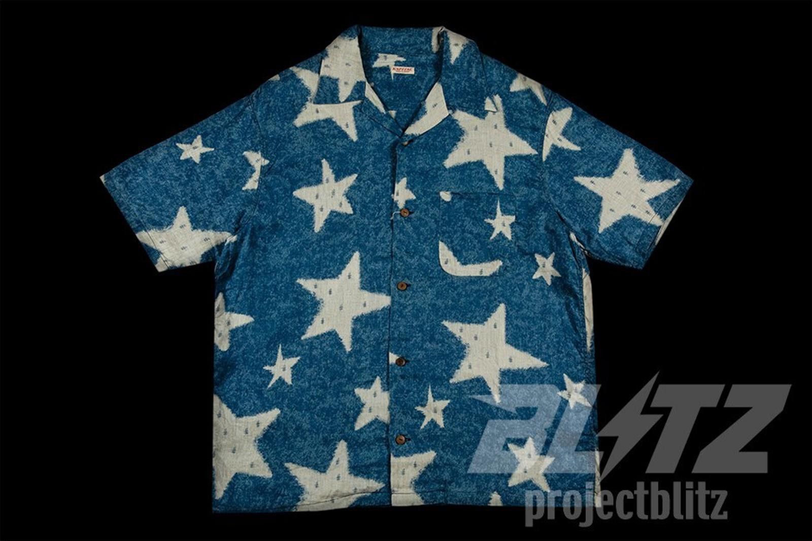 Kapital Kapital Voile Gauze Star Pattern Discharge Aloha Shirt 4 Size US XL / EU 56 / 4 - 2 Thumbnail