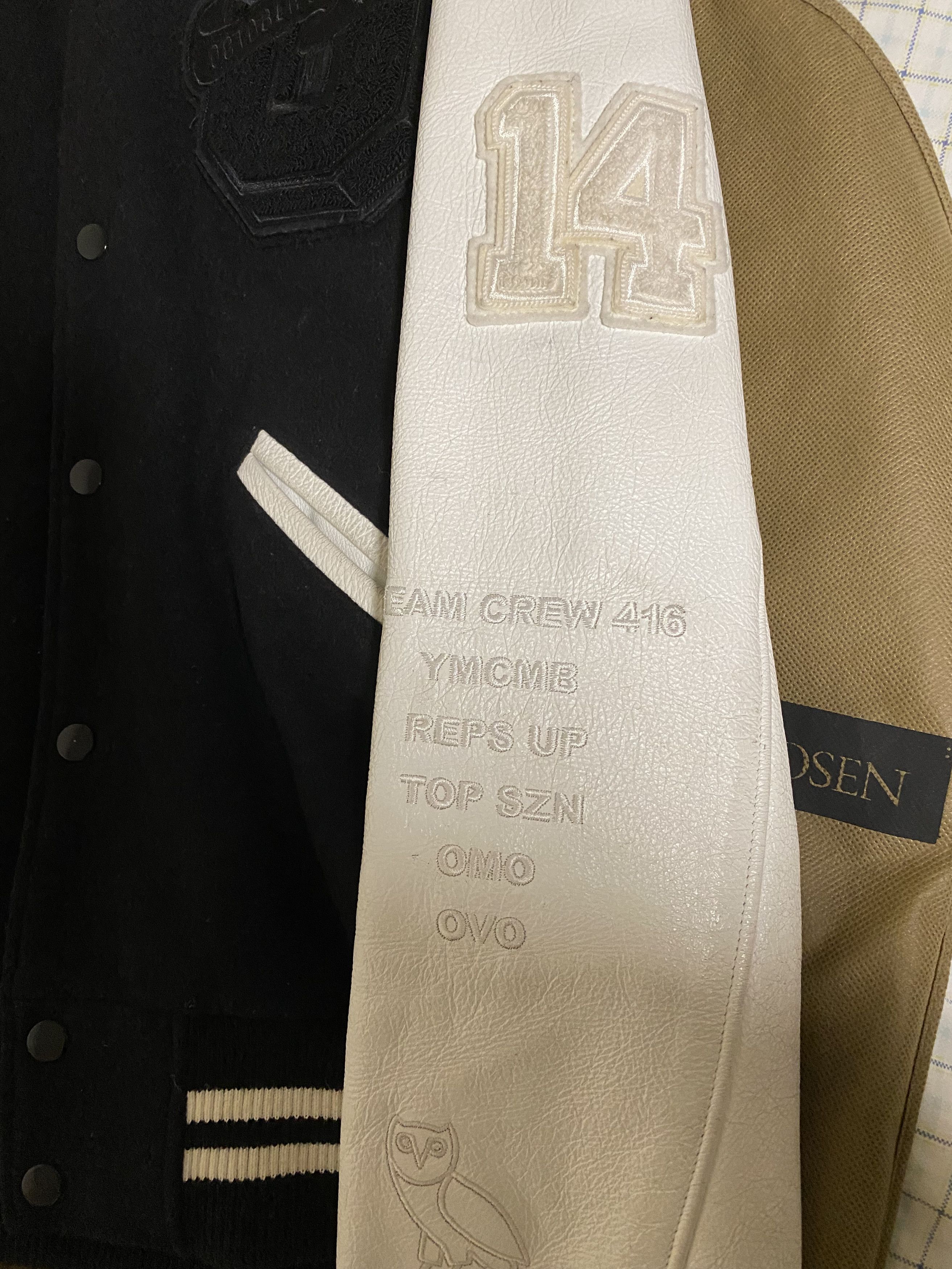 October's Very Own × Roots OVO Roots 2014 Varsity Jacket Size US L / EU 52-54 / 3 - 3 Thumbnail
