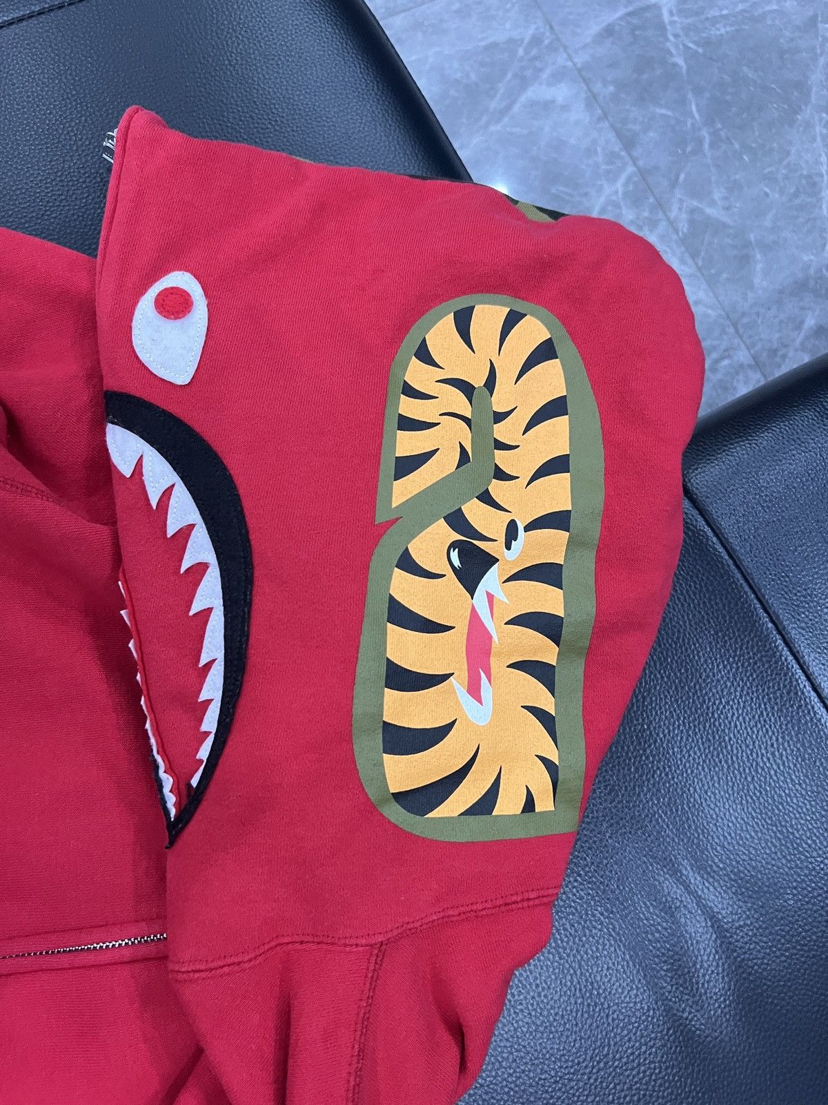 Bape A Bathing Ape Shark Camo Full Zip Hoodie Size US L / EU 52-54 / 3 - 9 Thumbnail