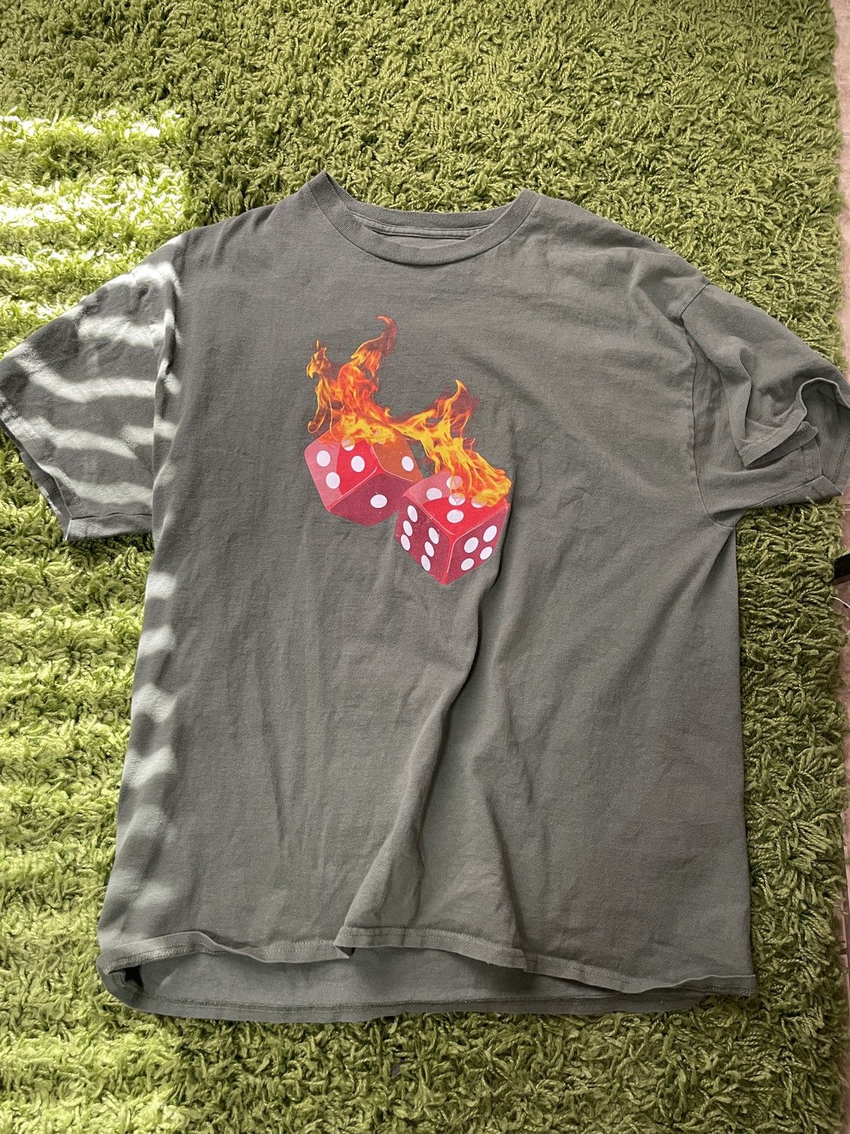 Vintage Flaming Dice Tee Size US XL / EU 56 / 4 - 1 Thumbnail