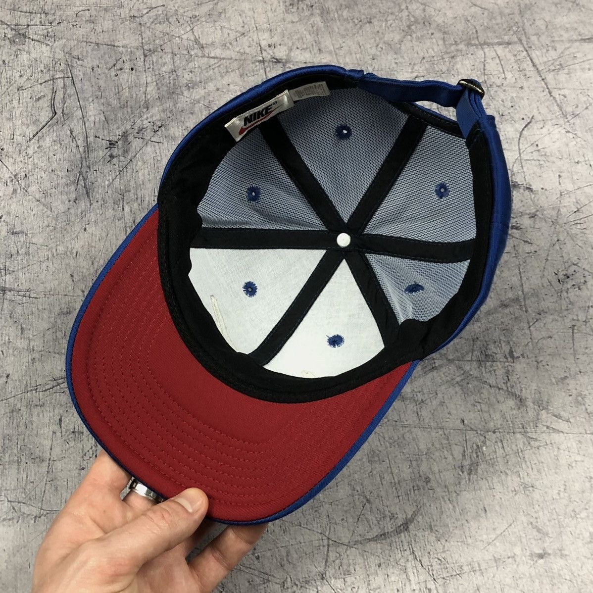 Nike Rare 90s Nike Nylon Vintage Cap Size ONE SIZE - 5 Thumbnail