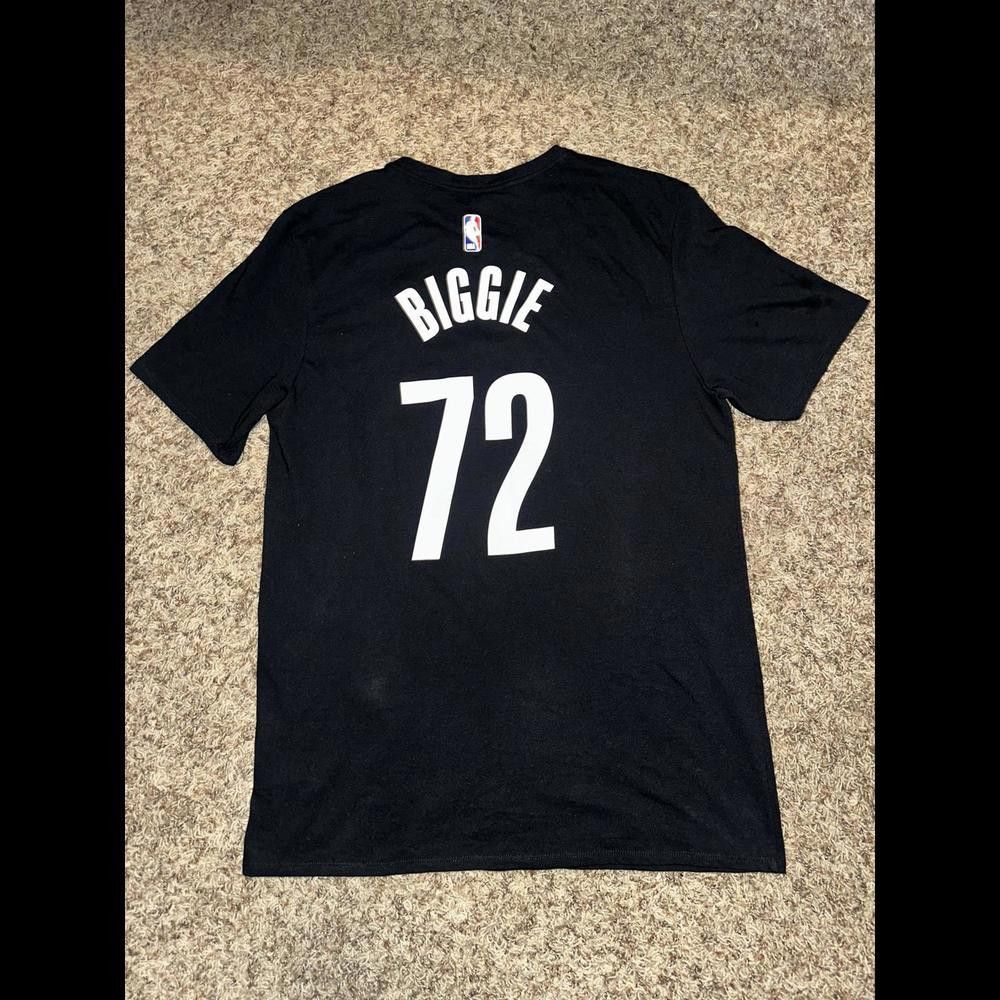 Nike Nike Men's NBA Brooklyn Nets City Edition Notorious B.I.G. Biggie Smalls T-shirt Size US L / EU 52-54 / 3 - 5 Thumbnail
