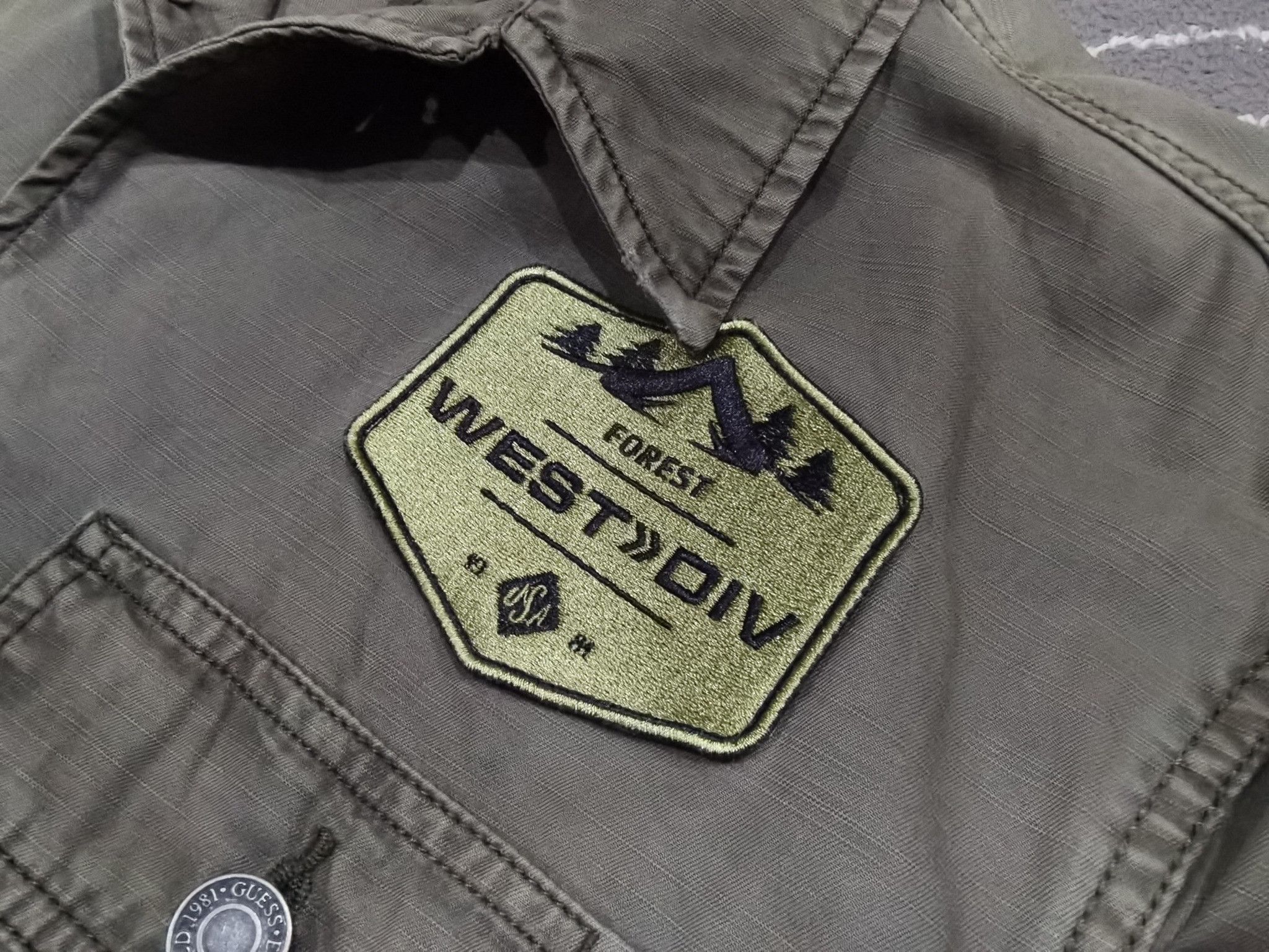 Guess GUESS army Green jacket L 8136 Size US L / EU 52-54 / 3 - 5 Thumbnail