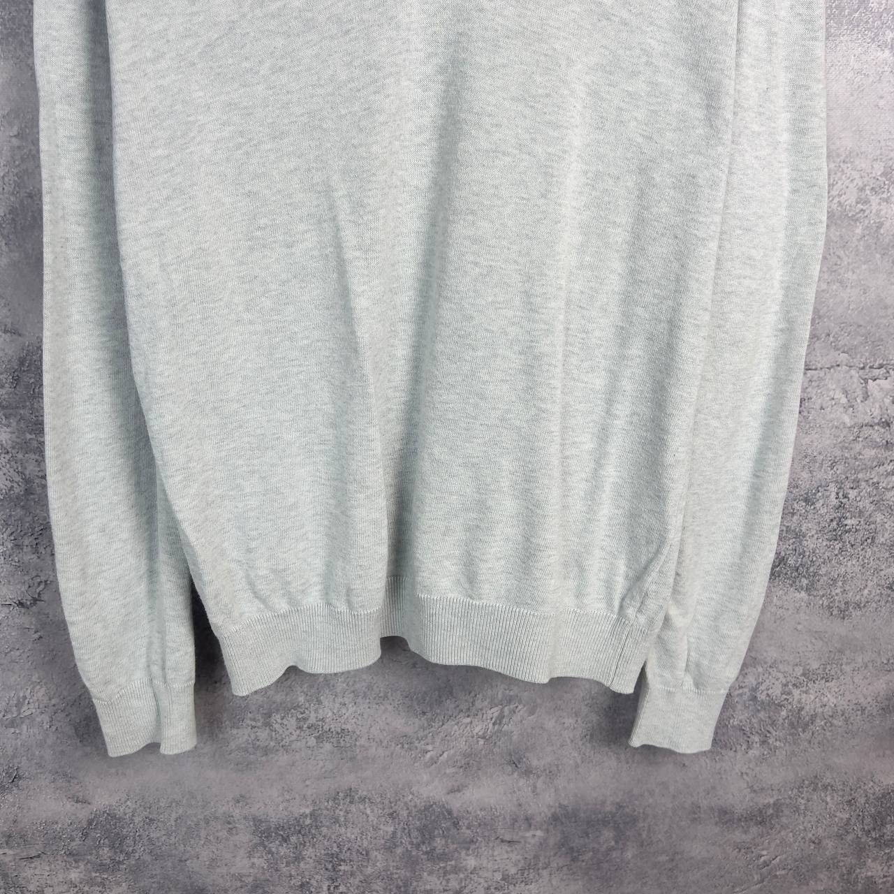Lacoste Lacoste Sweater V-Neck Men's Size 5 Gray Cotton Long Sleeve` Size US M / EU 48-50 / 2 - 3 Thumbnail