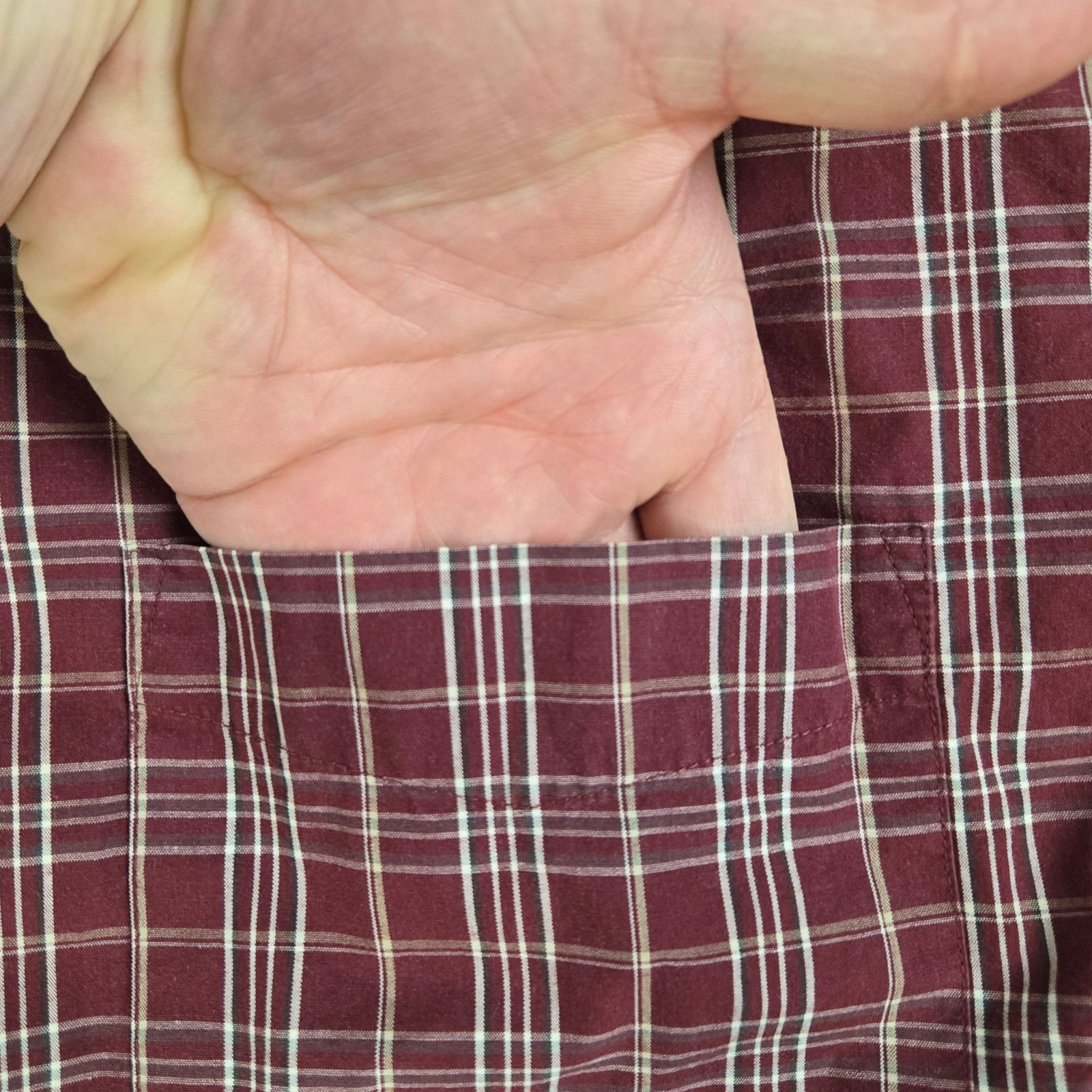 Other Sun River Dark Red Plaid Button Down Shirt Size Large Size US L / EU 52-54 / 3 - 4 Thumbnail