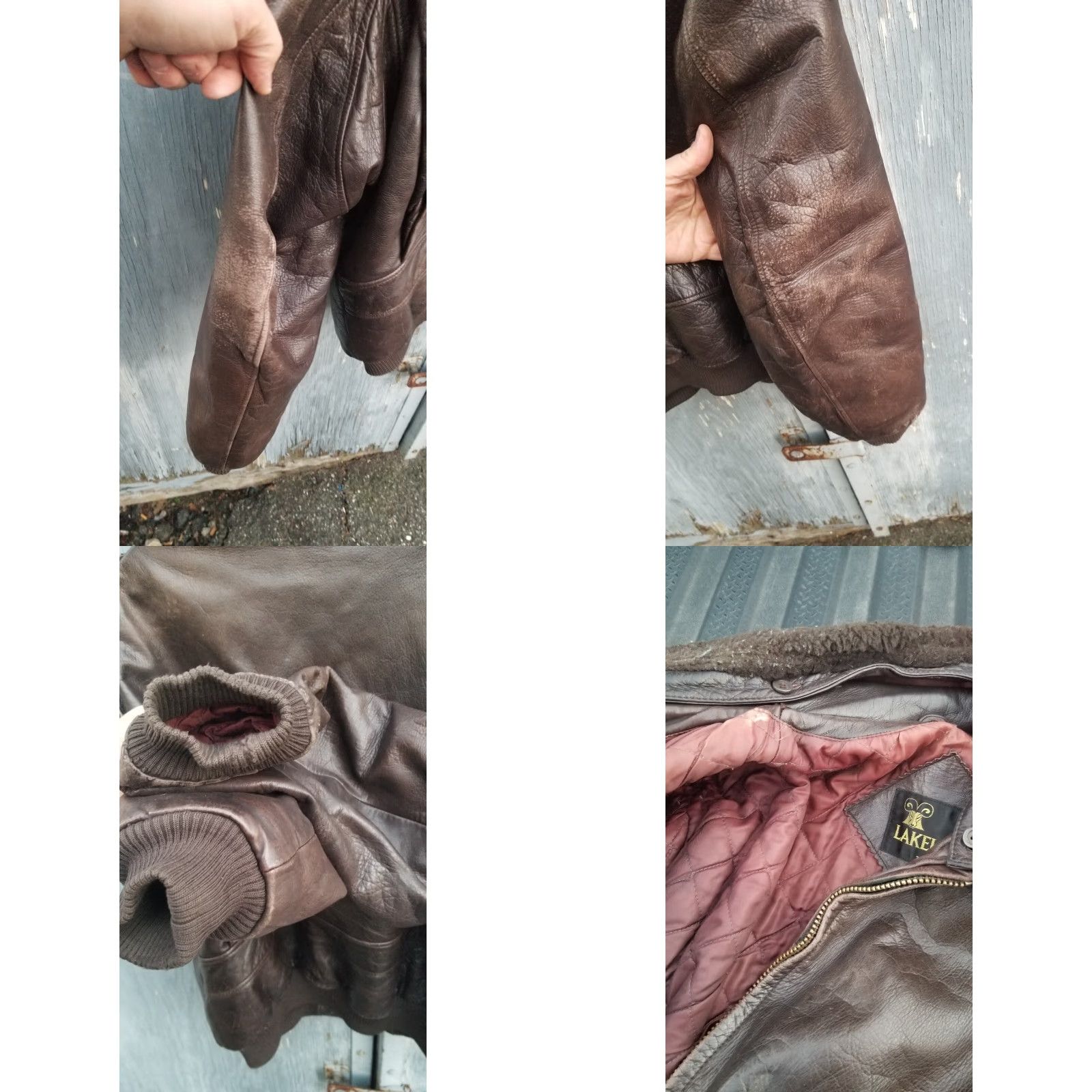 Vintage VINTAGE Lakeland Leather Flight Jacket Size 46 Mens Leather Flight Jacket 46 Brown Size US S / EU 44-46 / 1 - 8 Thumbnail