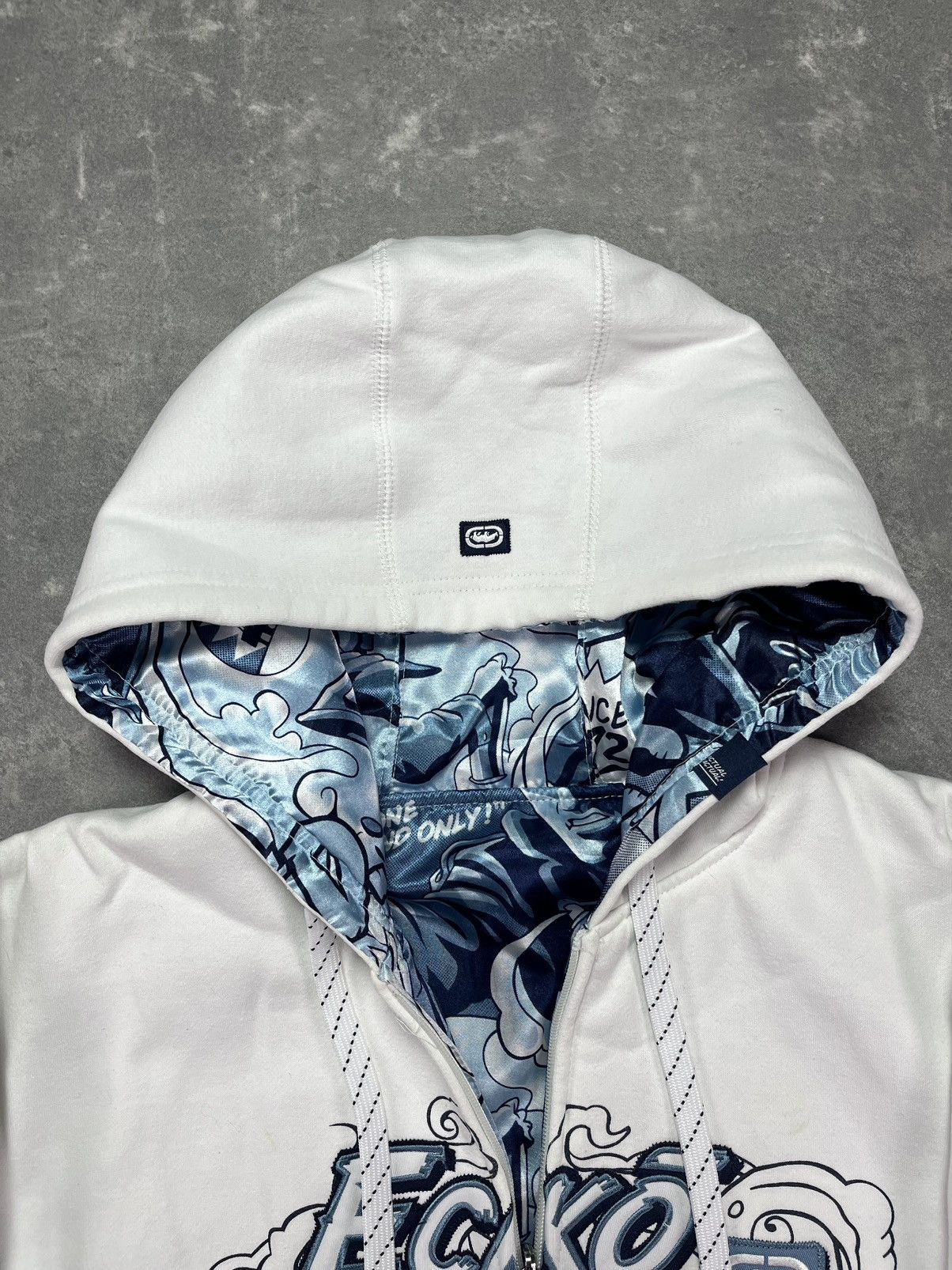 Ecko Unltd. 00s Ecko Unltd. Reversible AOP Printed Baggy Zip Hoodie XXL Size US XXL / EU 58 / 5 - 10 Thumbnail