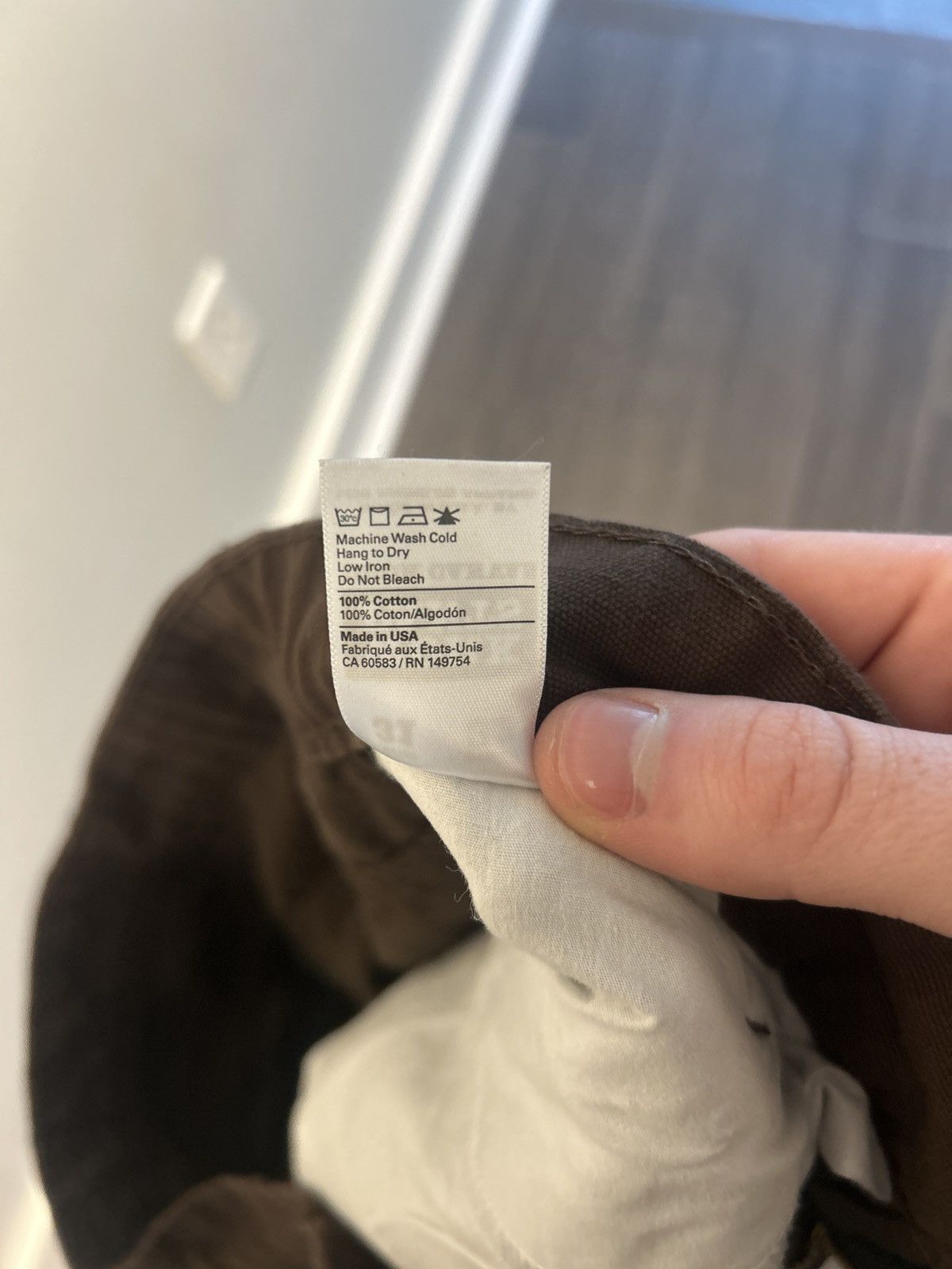 Los Angeles Apparel Los Angeles Apparel Work Pants - Brown Size US 31 - 3 Thumbnail
