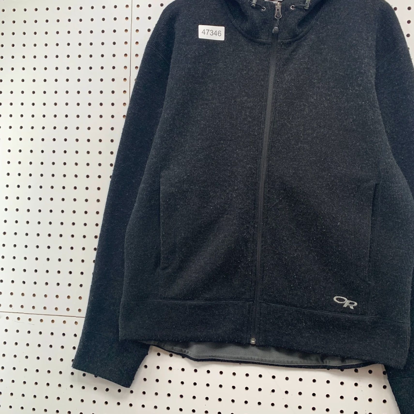 Outdoor Research Outdoor Research Wool Exit Jacket Mens Large Black Heavyweight Fleece Lined Size US L / EU 52-54 / 3 - 6 Thumbnail