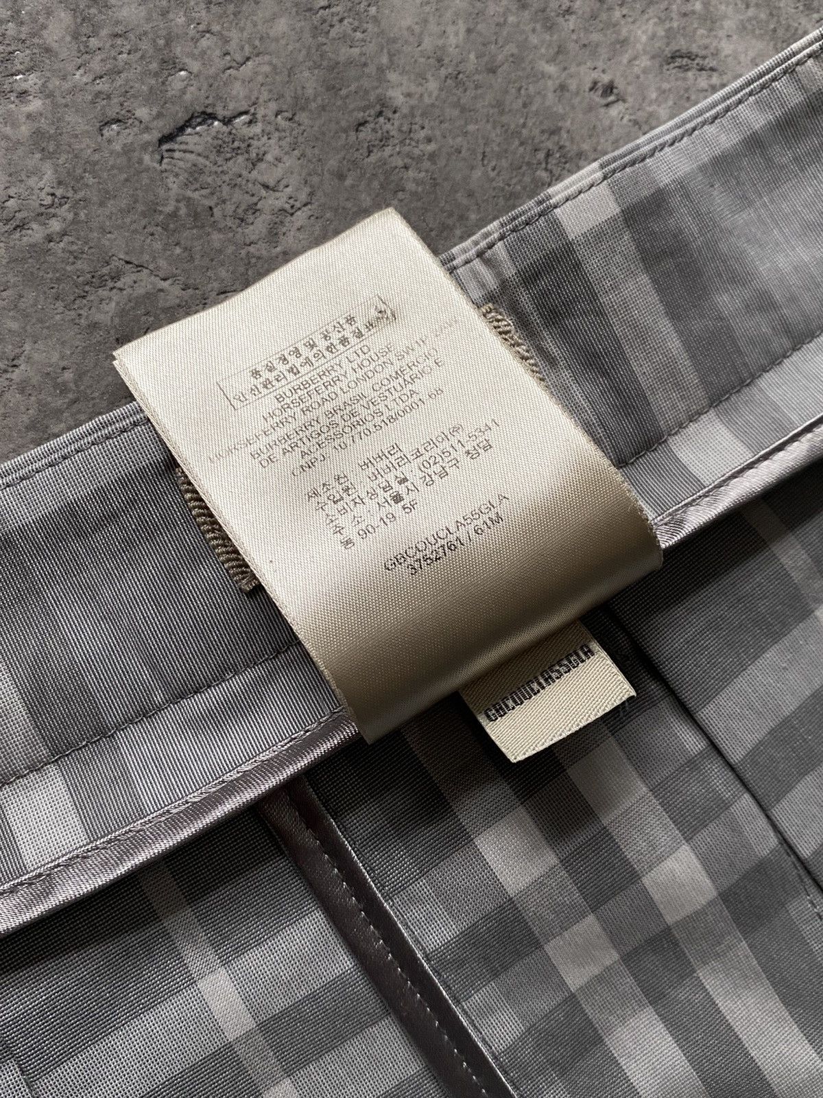Burberry Burberry Brit Mini Pleated Skirt - Grey Check Size 29" - 6 Thumbnail