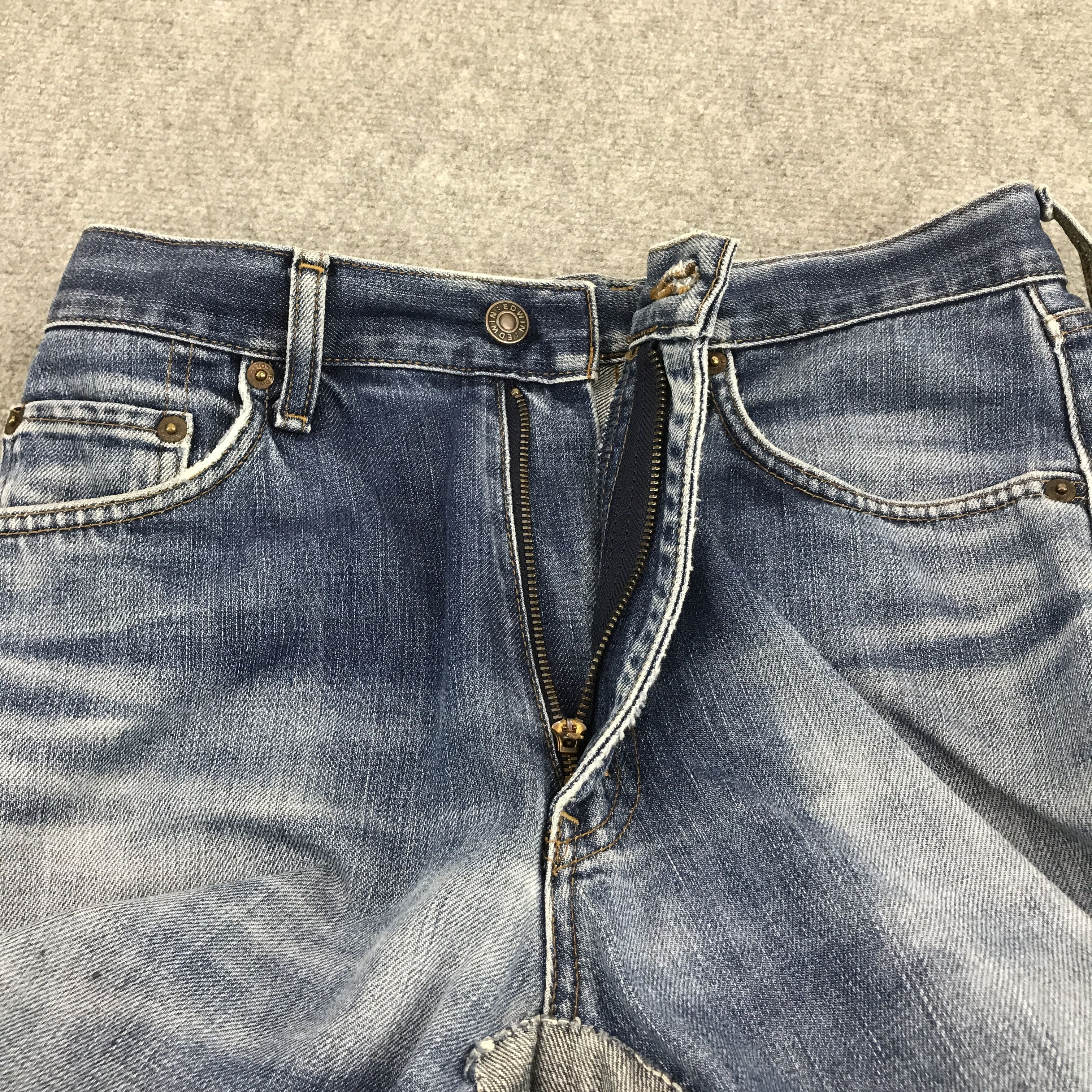 Edwin × Japanese Brand Japan denim edwin style patchwork jean Size US 30 / EU 46 - 9 Thumbnail