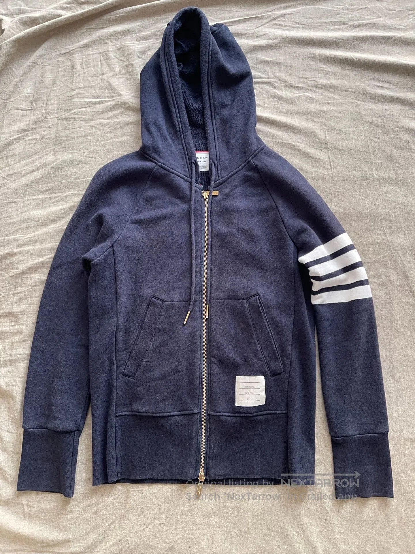 Thom Browne thom browne navy zip. Size US S / EU 44-46 / 1 - 1 Thumbnail