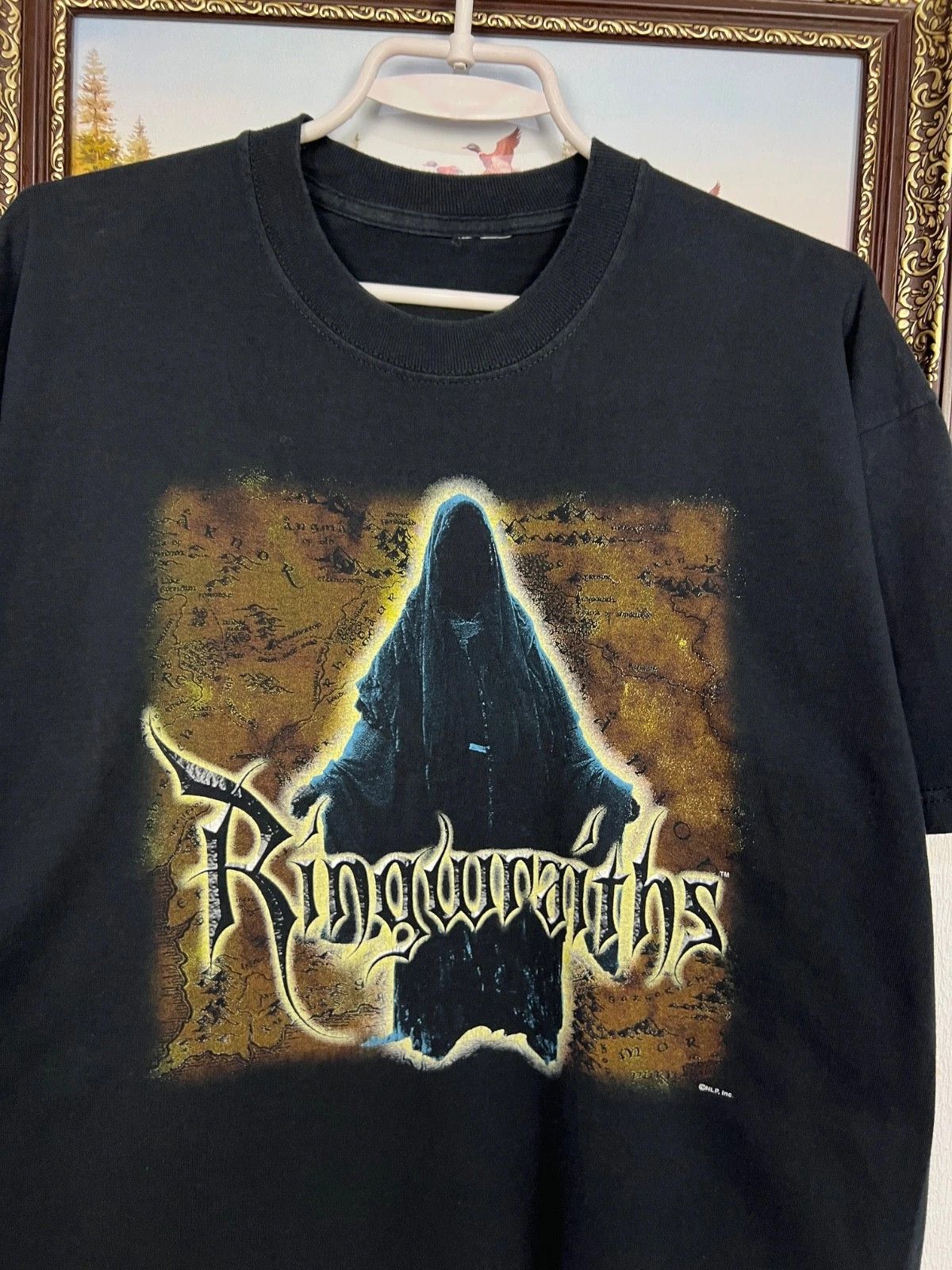 Vintage Vintage The Lord Of The Rings Nazgul Black Rider Shirt Tee Size US L / EU 52-54 / 3 - 3 Thumbnail