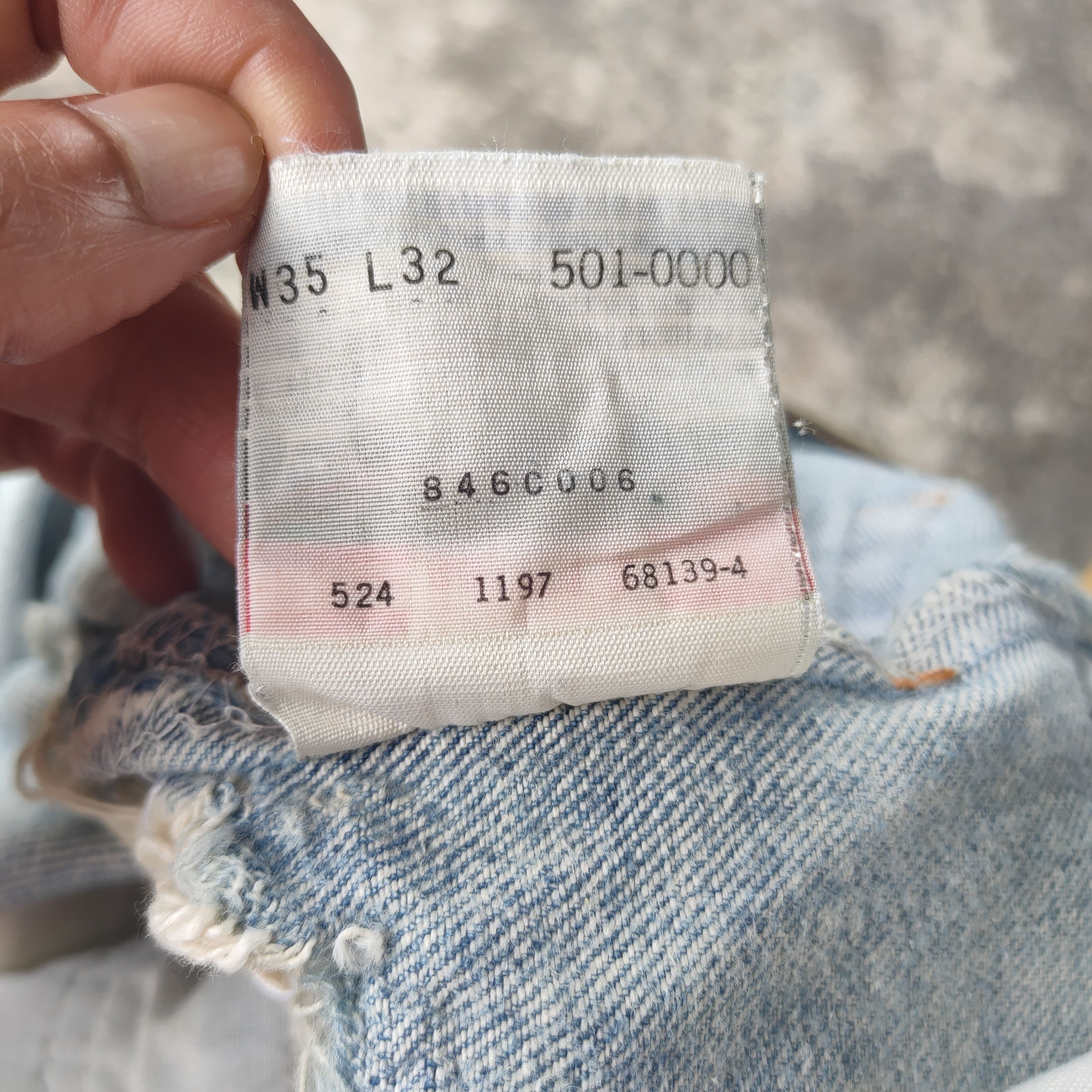 Levi's Vintage Clothing VINTAGE 97' LEVI'S 501 USA RIPPED FADED JEANS DENIM PANTS Size US 34 / EU 50 - 14 Thumbnail