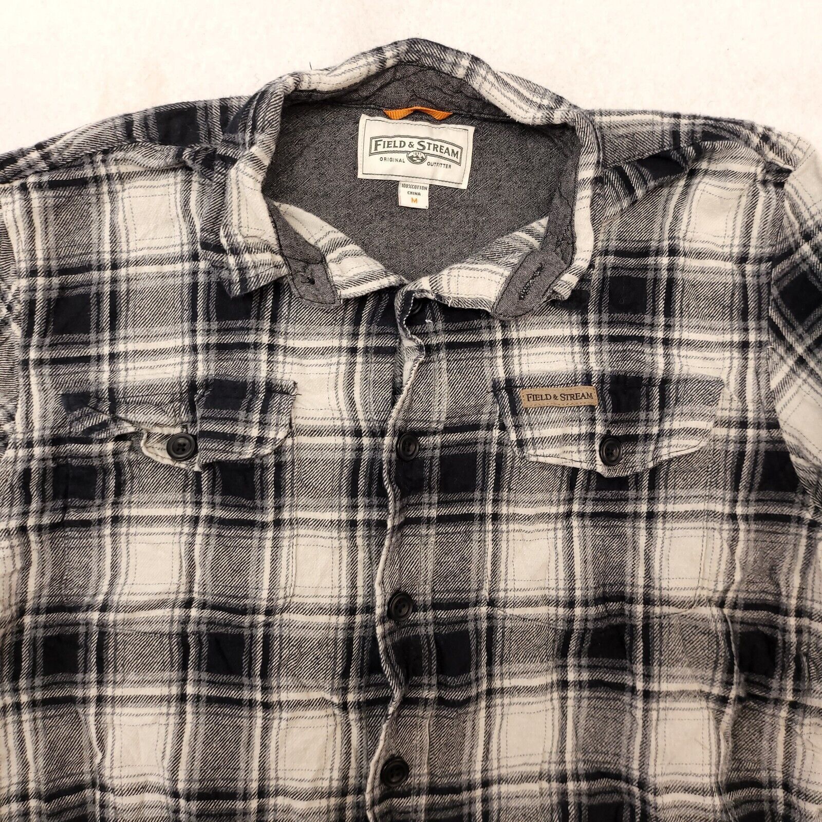 Field & Stream Field & Stream Tartan Flannel Shirt Mens Size Medium M Black Size US M / EU 48-50 / 2 - 1 Thumbnail