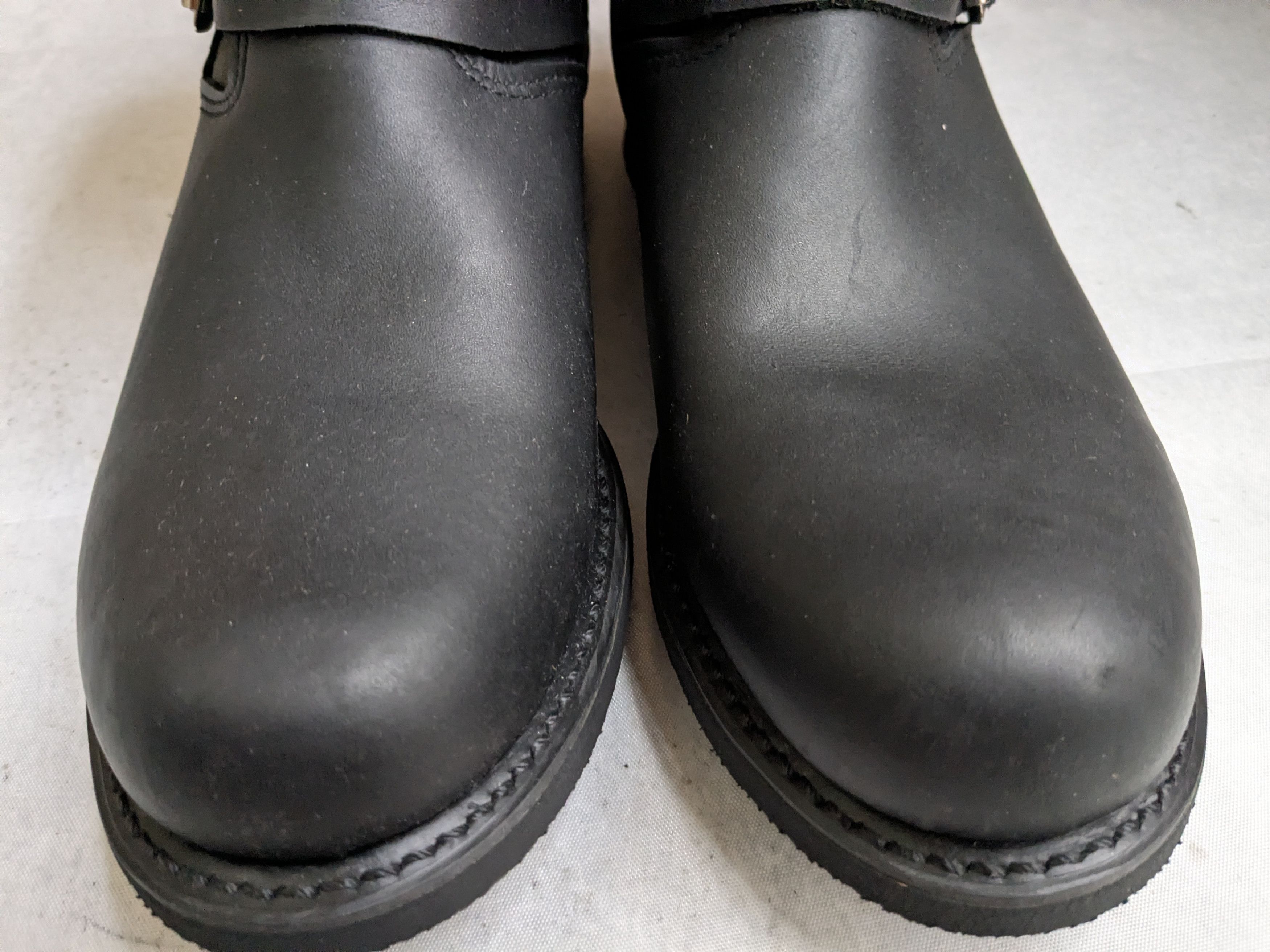 Frye Frye Engineer Boots Black Leather 10 M Leather Buckle Size US 10 / EU 43 - 2 Thumbnail