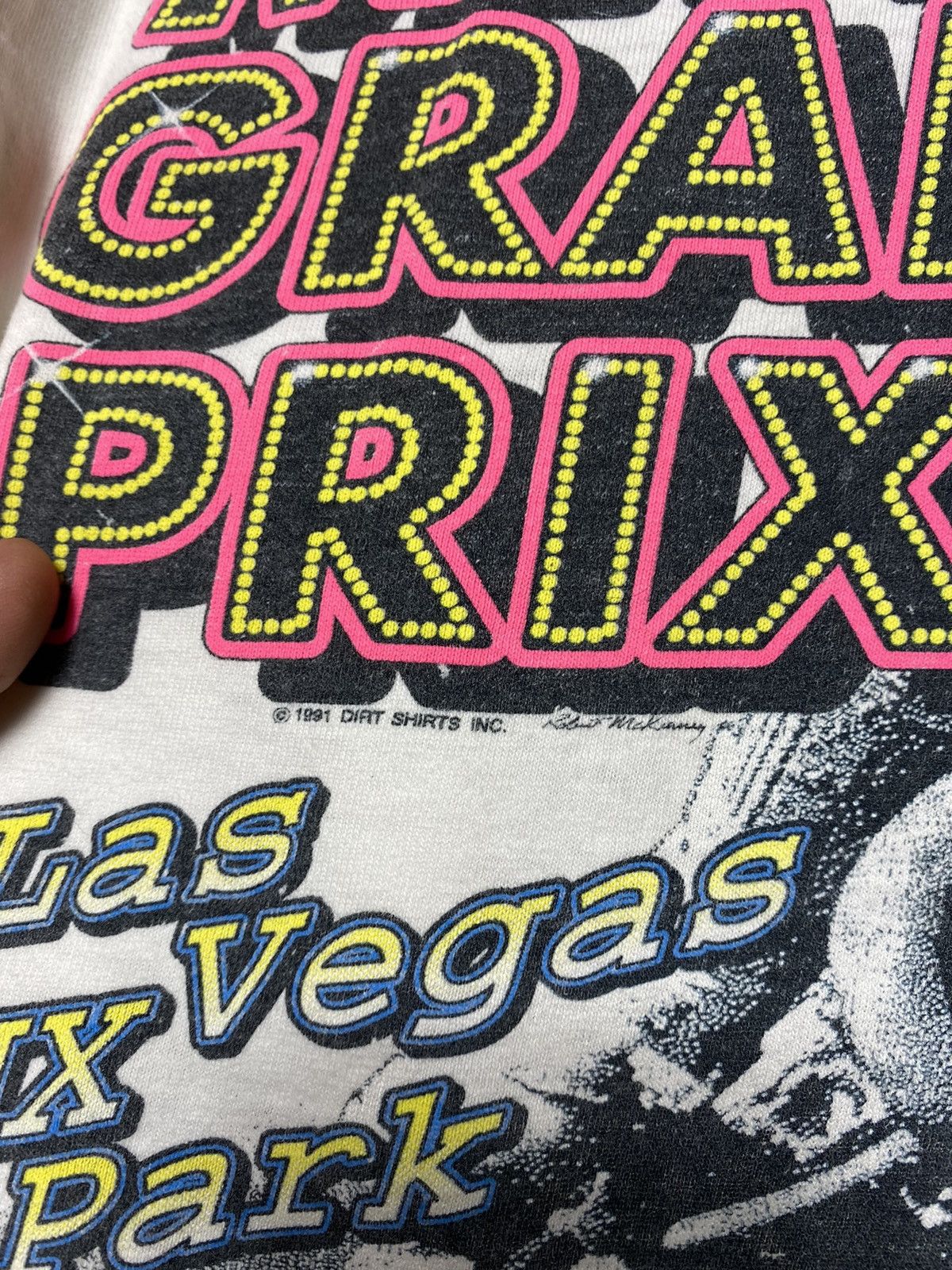 Other Vintage 1991 Las Vegas Oneal World Grand Prix dirt shirt tee Size US XL / EU 56 / 4 - 15 Thumbnail
