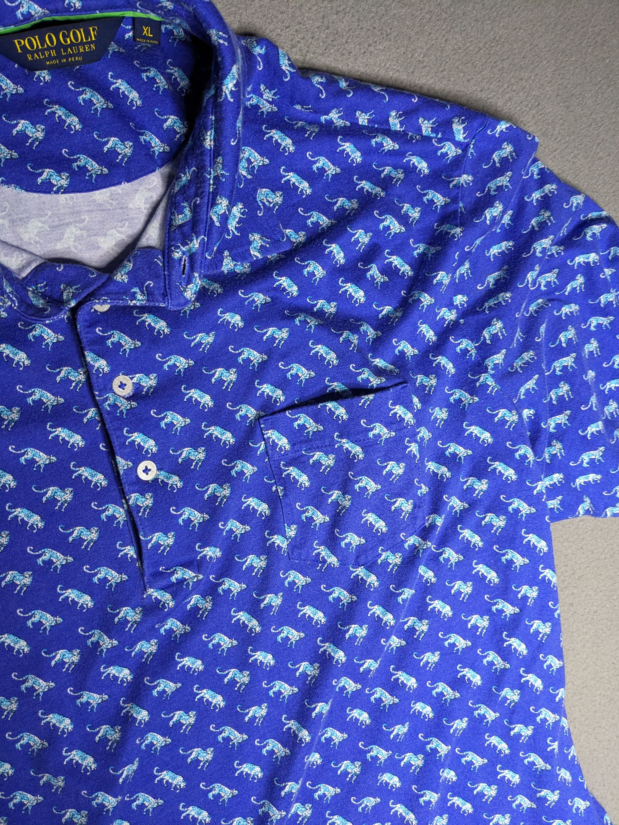 Polo Ralph Lauren Polo Golf Ralph Lauren Pocket Shirt XL Pima Cotton AOP Size US XL / EU 56 / 4 - 1 Thumbnail