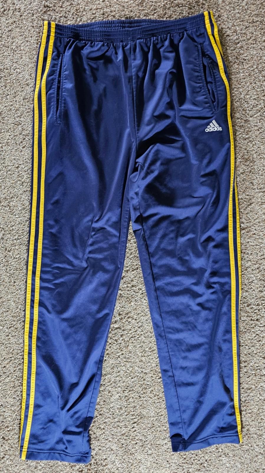 Adidas Adidas pants mens XL VINTAGE break away snap sides tear away Size US 36 / EU 52 - 1 Thumbnail