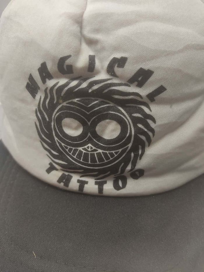 Japanese Brand Vintage Magical Tatto Trucker Hat Cap Size ONE SIZE - 3 Thumbnail