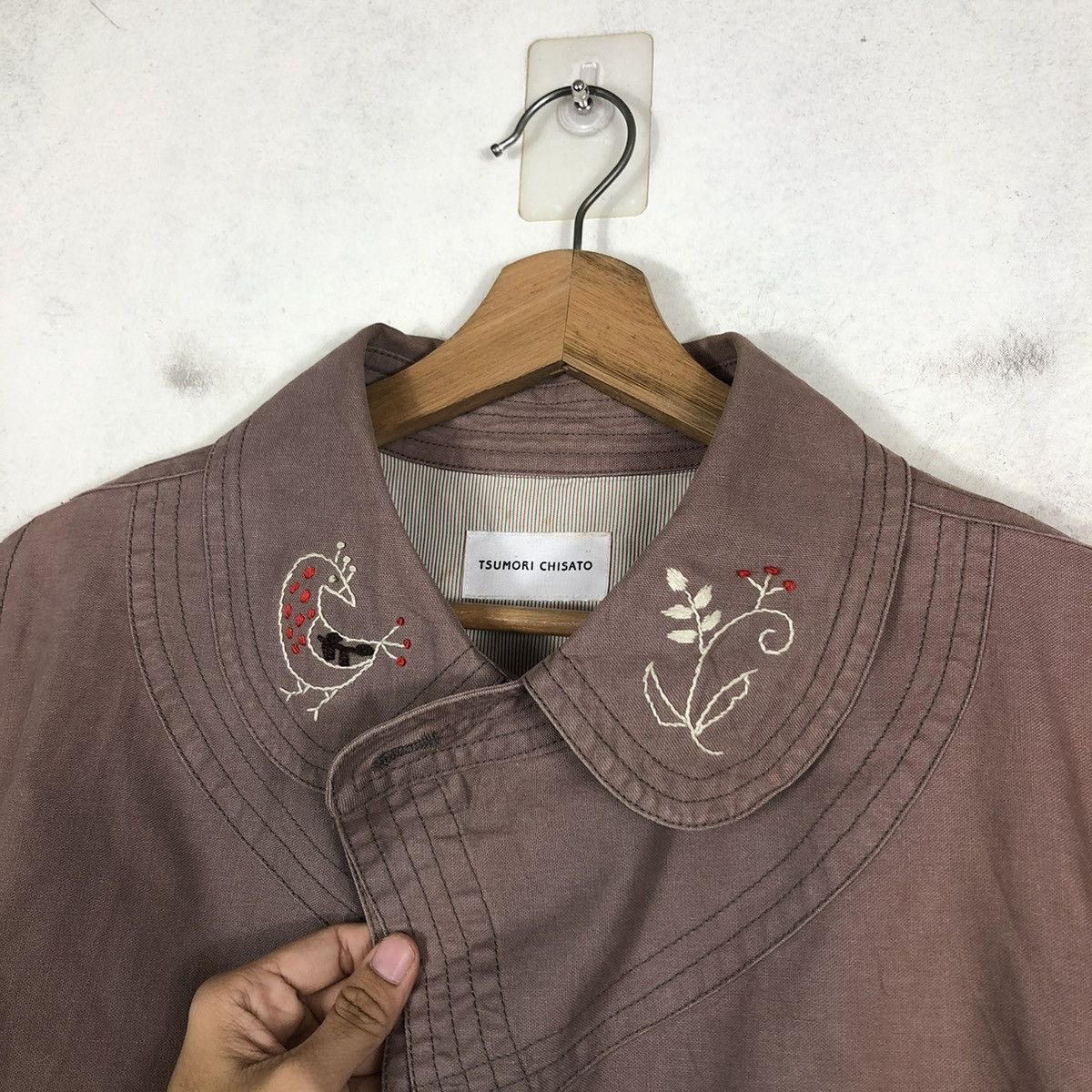 Issey Miyake 📌CROPPED BIKER JACKET DOUBLE LAYER TSUMORI CHISATO Size US M / EU 48-50 / 2 - 17 Thumbnail