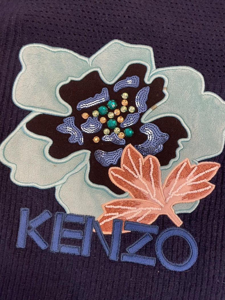 Kenzo KENZO Blue floral sweater Size XS / US 0-2 / IT 36-38 - 5 Thumbnail