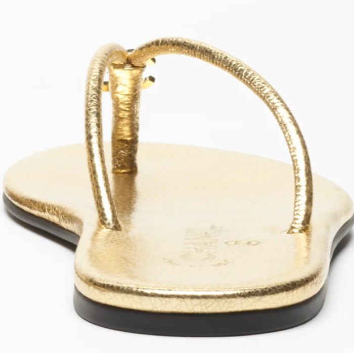 Chanel os11x0426 Thong Sandals in Gold Size US 11.5 / IT 41.5 - 5 Thumbnail