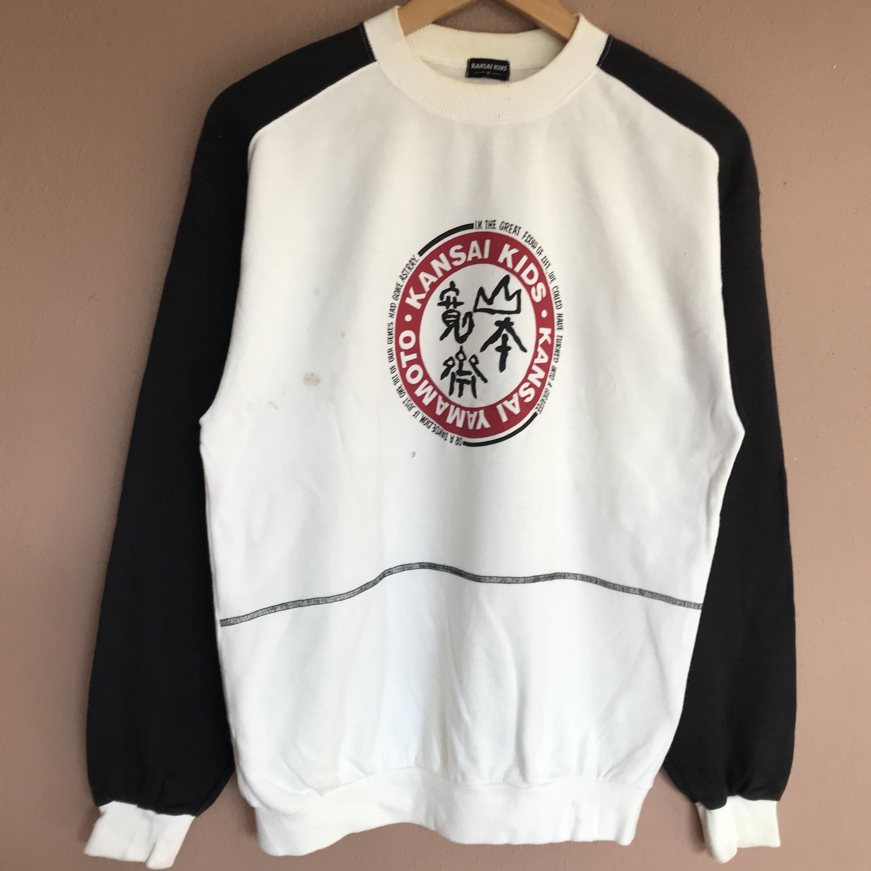 Kansai Yamamoto Kansai Yamamoto Two Tones Pullover sweatshirt Size US M / EU 48-50 / 2 - 3 Thumbnail