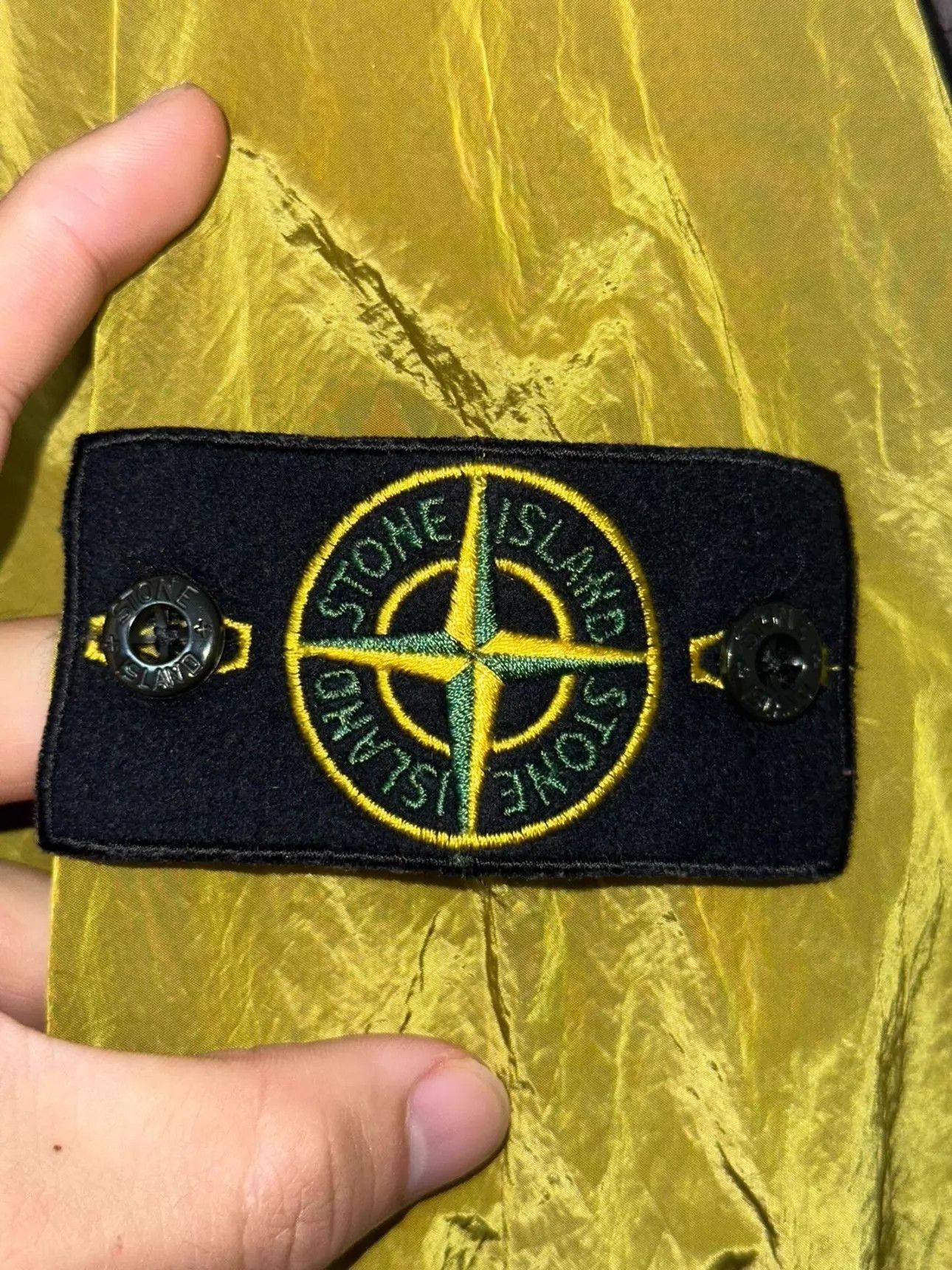 Stone Island Stone Island 18FW MetalNylon Yellow XXL Sweatshirt Size US XXL / EU 58 / 5 - 4 Thumbnail