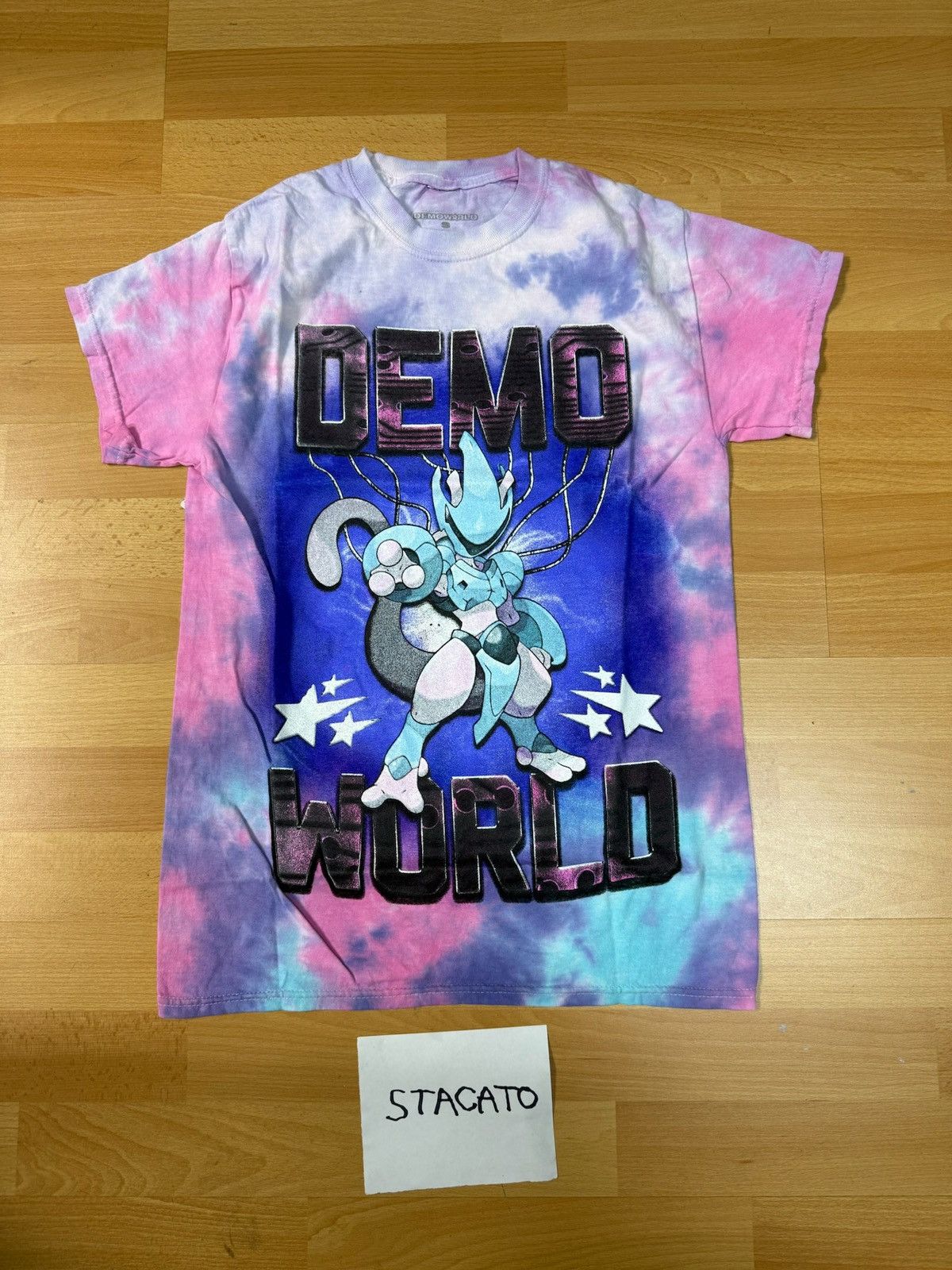 Pokemon × Vintage Demo World Tie-Dye Tee Small Size US S / EU 44-46 / 1 - 1 Thumbnail
