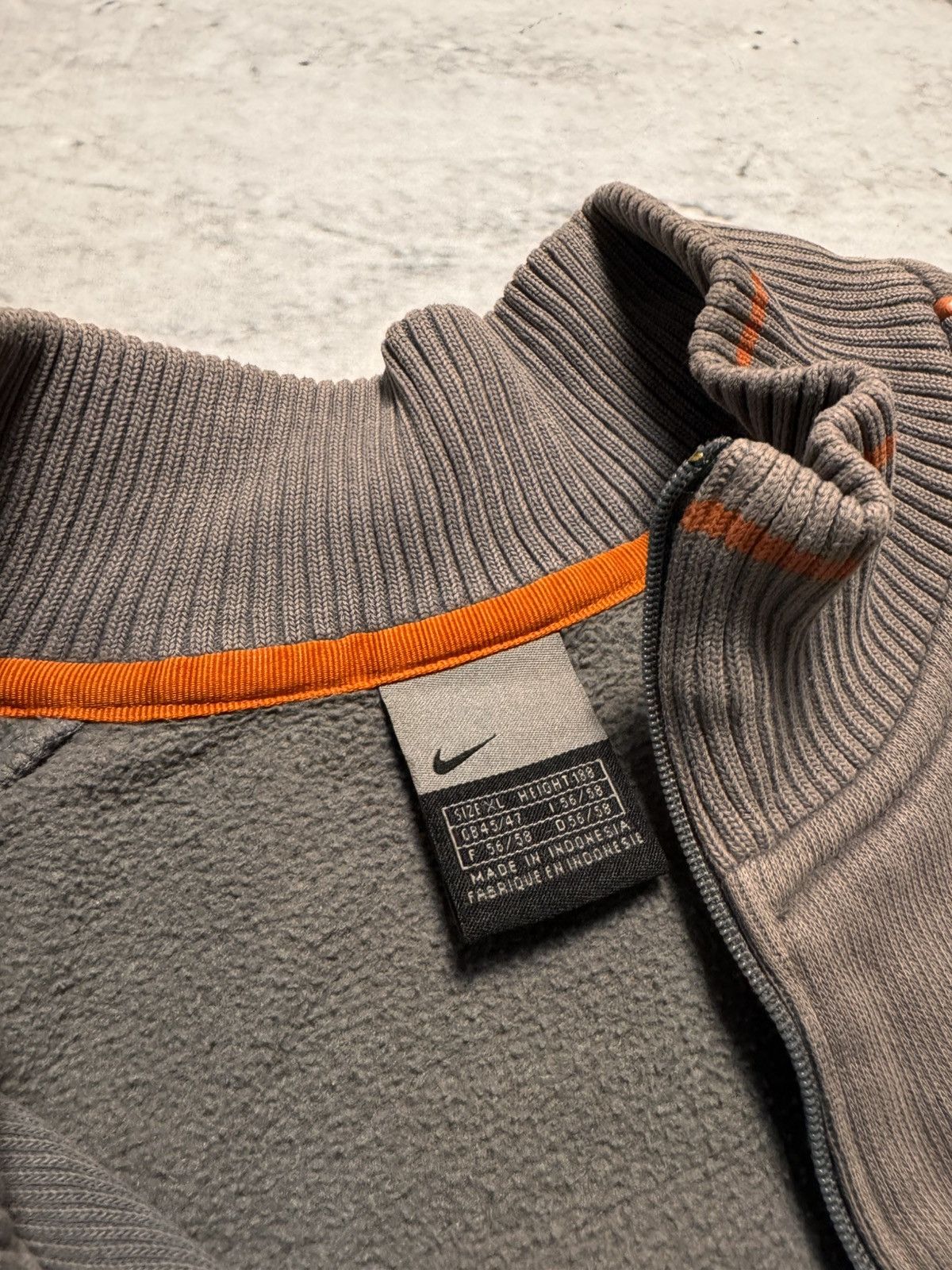Nike × Vintage NIKE 1/3 zip VINTAGE BASIX LOGO OVERSIZE BOXY SWEATSHIRT Size US XL / EU 56 / 4 - 6 Thumbnail