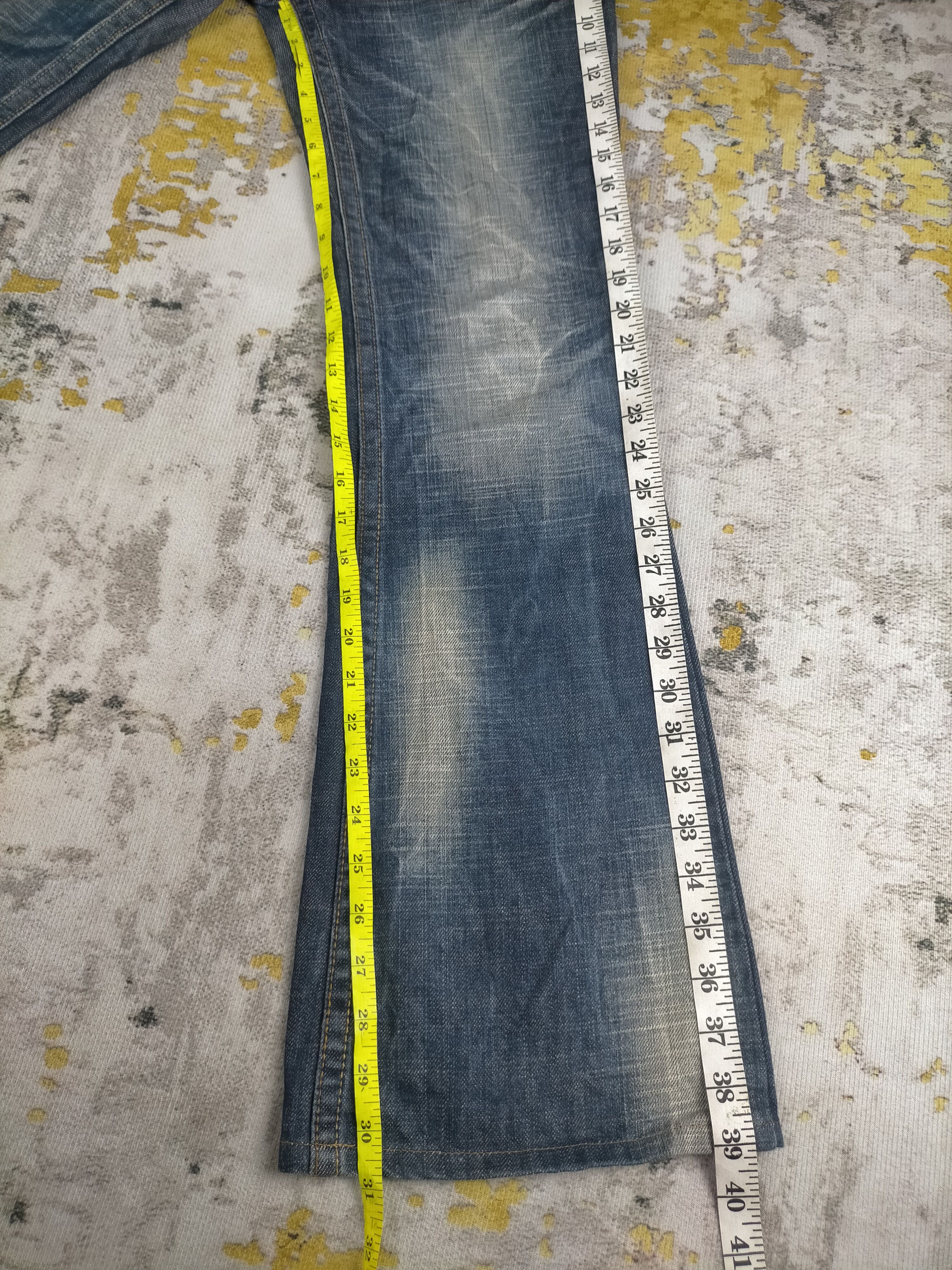 Tornado Mart Vintage Red Pepper Flared Mudwash Jeans Size US 29 - 9 Thumbnail