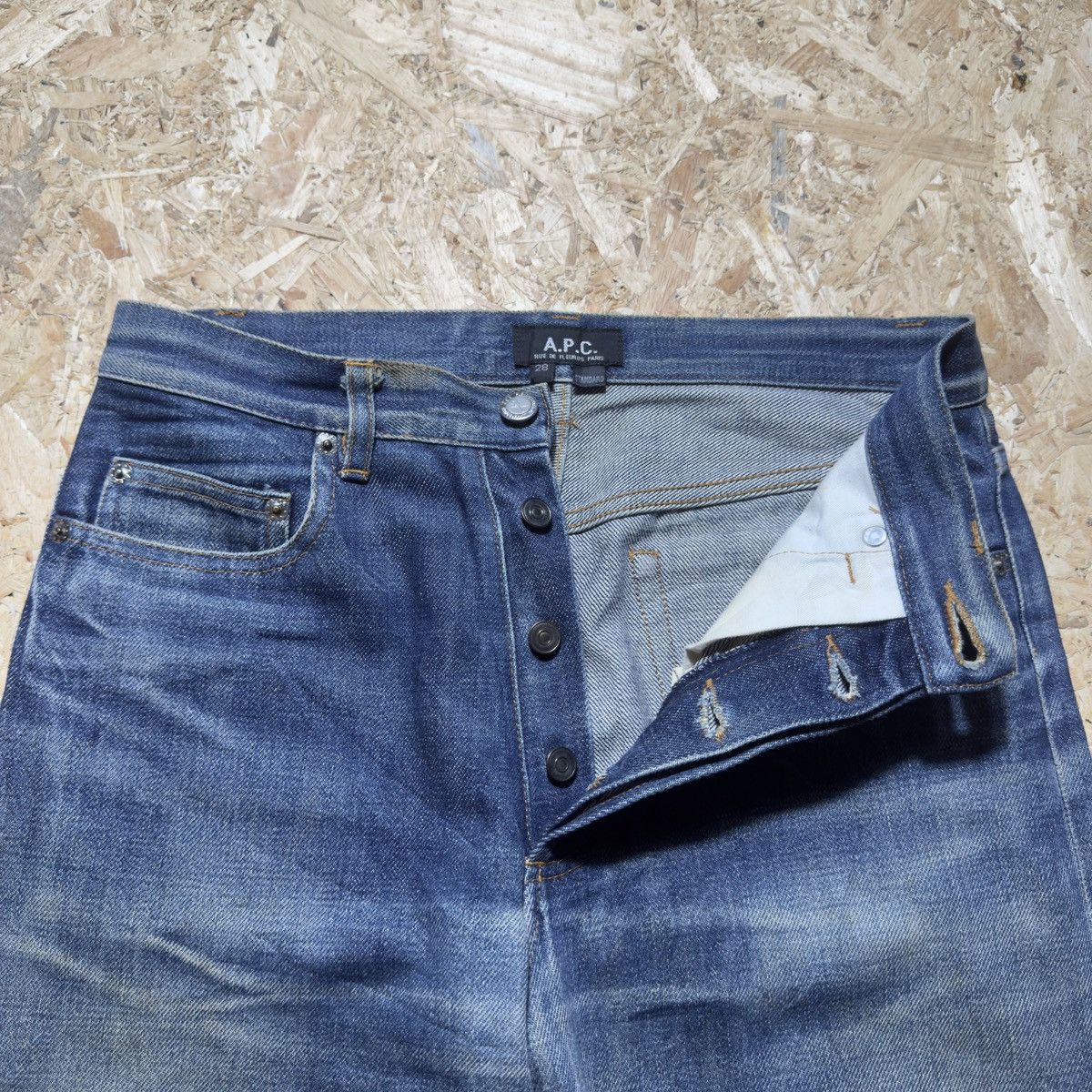 A.P.C. A.P.C Selvedge Denim Slim Fit Cutting Size US 28 / EU 44 - 10 Thumbnail