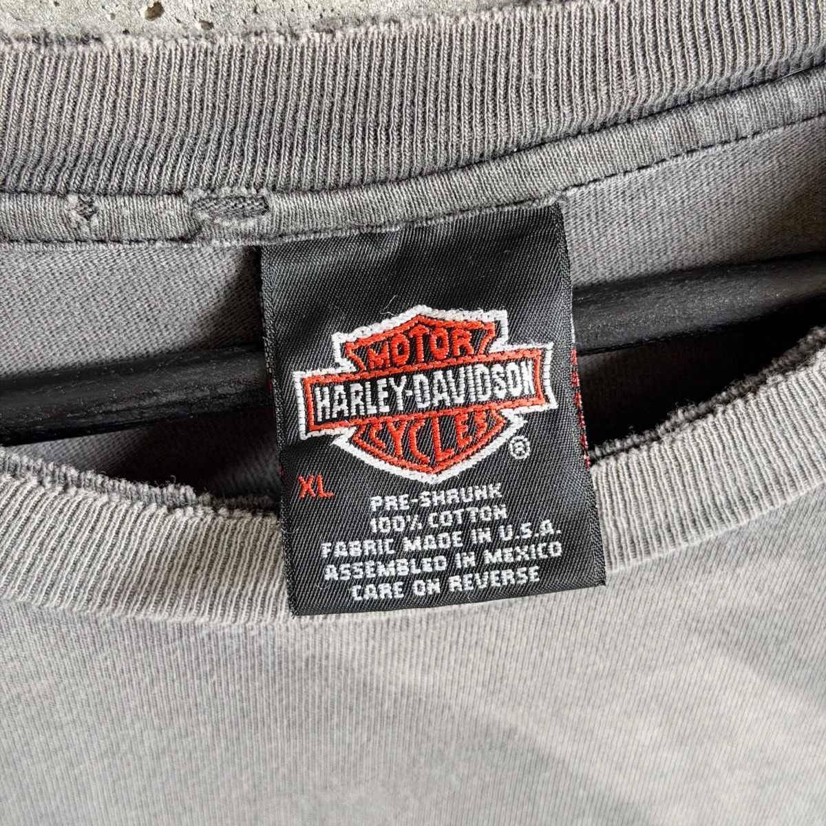 Harley Davidson 90s Vintage Single Stitch SUN FADED Harley Davidson T Shirt Size US XL / EU 56 / 4 - 7 Thumbnail