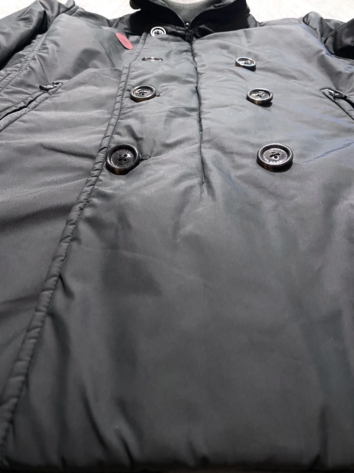 Hackett Hackett London Khaki Double-breasted Shimmer Down TrenchCoat Size M / US 6-8 / IT 42-44 - 8 Thumbnail