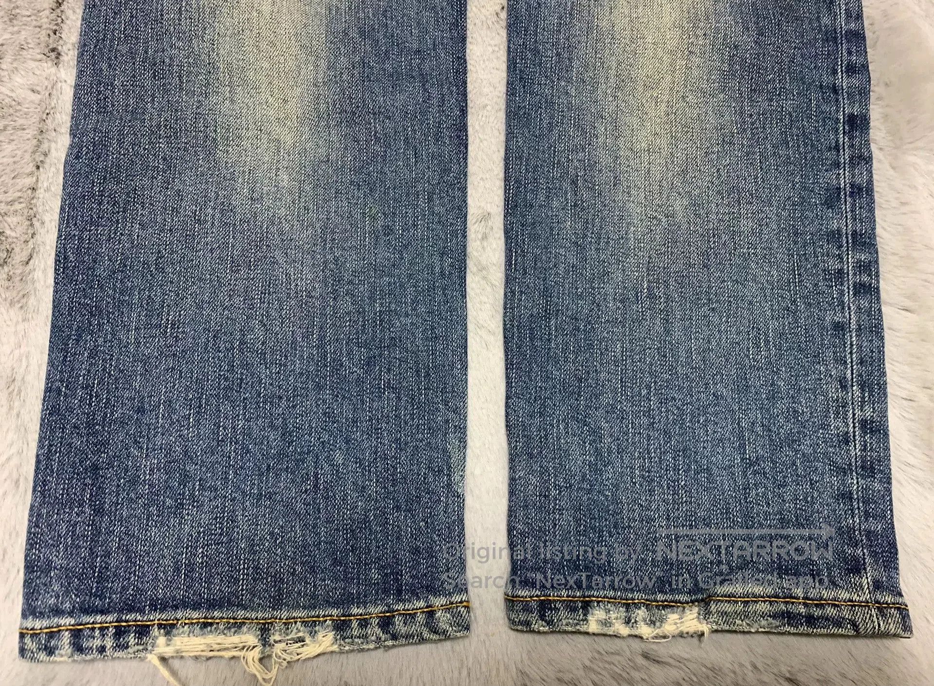 Saint Laurent Paris Saint Laurent Blue Distressed Denim Pants. Size US 32 / EU 48 - 8 Thumbnail