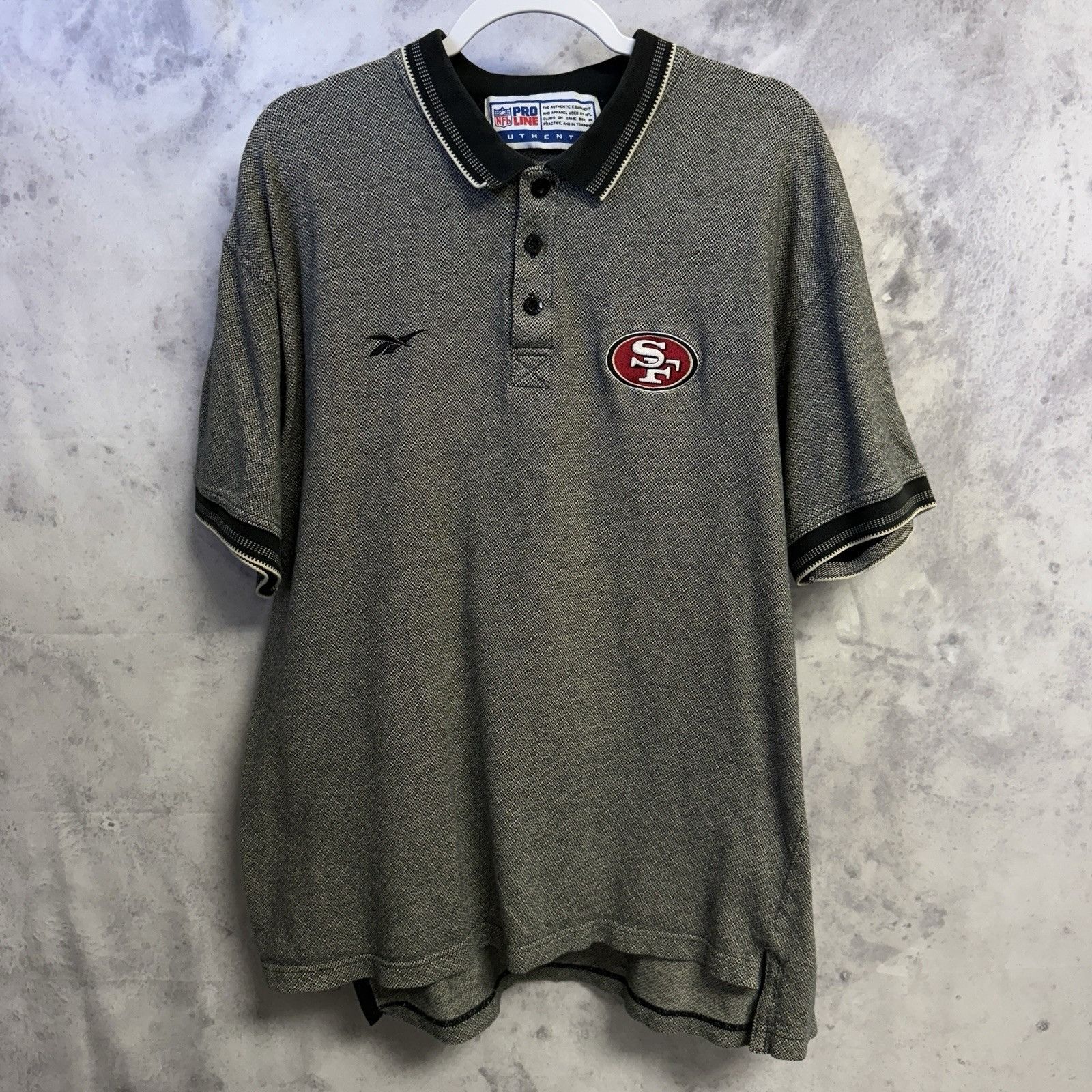 Pro Line San Francisco 49ers Polo Shirt Reebok Pro Line Mens XL Size US XL / EU 56 / 4 - 1 Thumbnail