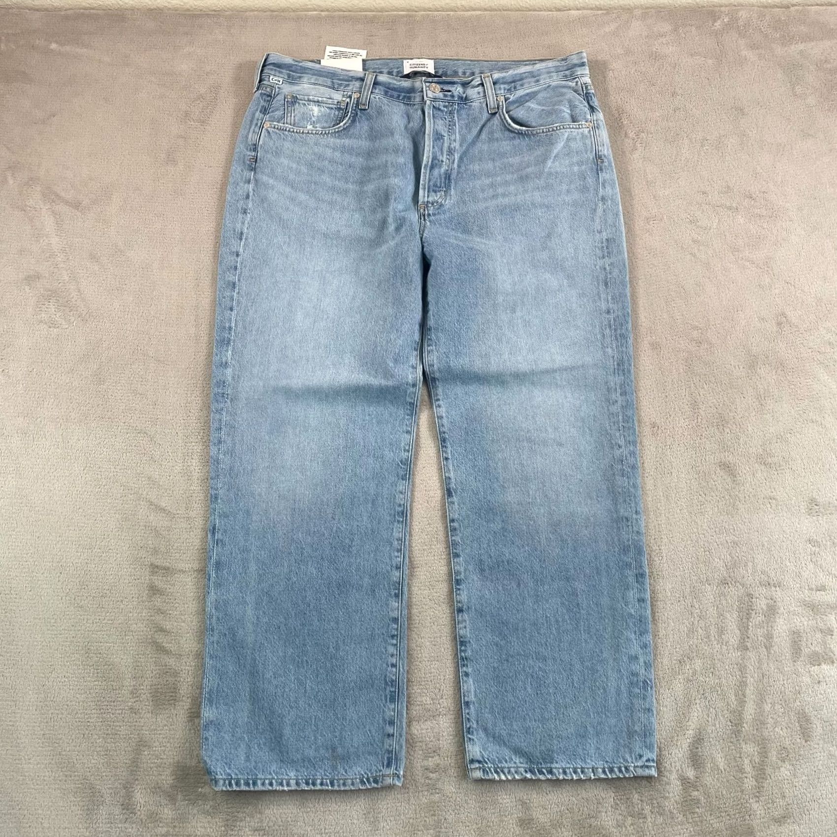 Citizens Of Humanity Citizens of Humanity Emery Crop 36 Jeans StarSign Blue High Rise CW Regular Women 36 in Blue Bohemian Contemporary Minimalist Western Casual 90s Size ONE SIZE - 2 Thumbnail