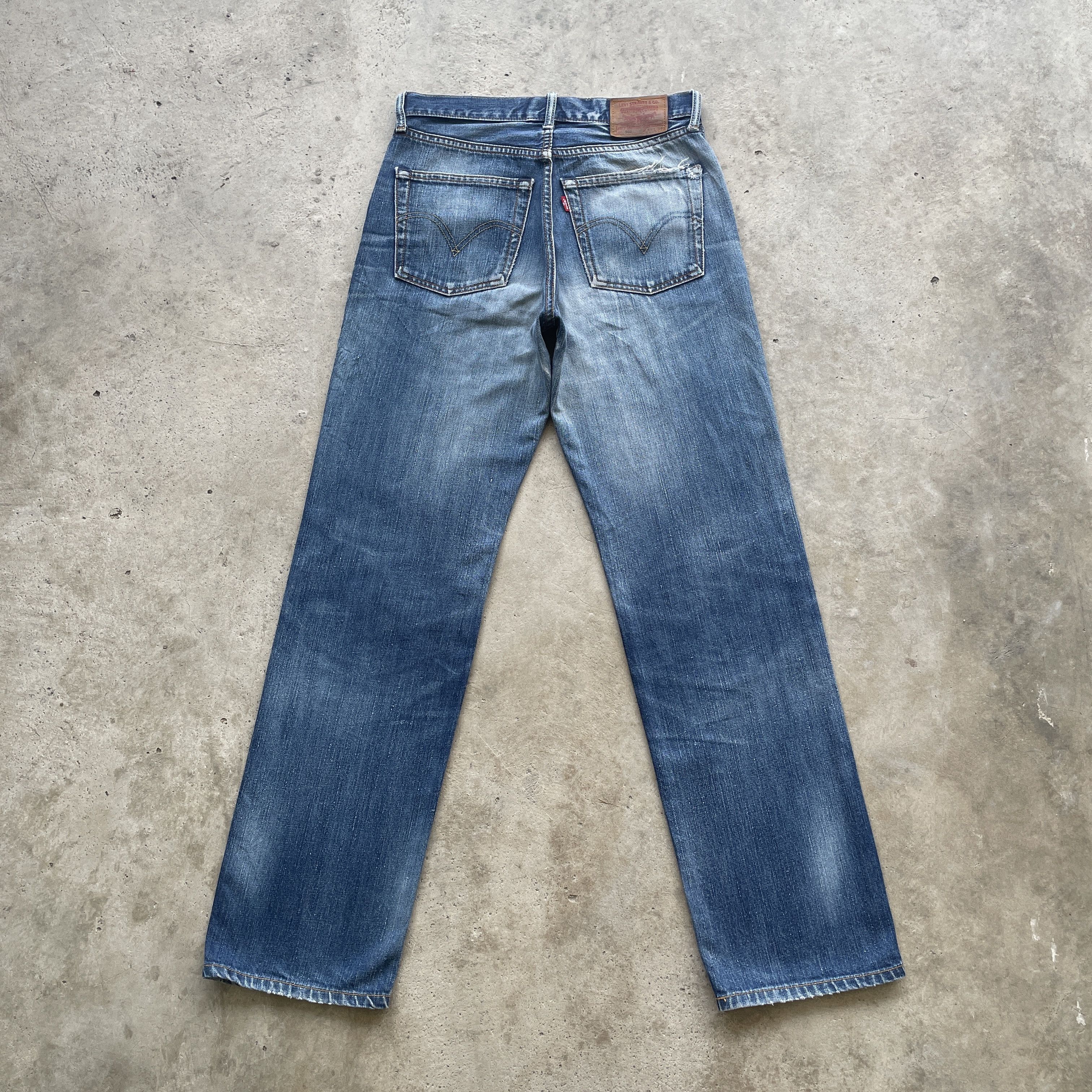 Jean × Levi's × Levi's Vintage Clothing W30x30💥 VINTAGE LEVIS 502 JEANS FADED PANTS DENIM Size US 30 / EU 46 - 13 Thumbnail