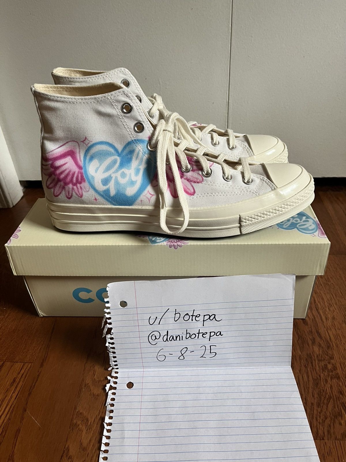 Golf Wang Golfwang “Airbrush” Chuck 70 Hi Converse Size US 10.5 / EU 43-44 - 1 Thumbnail