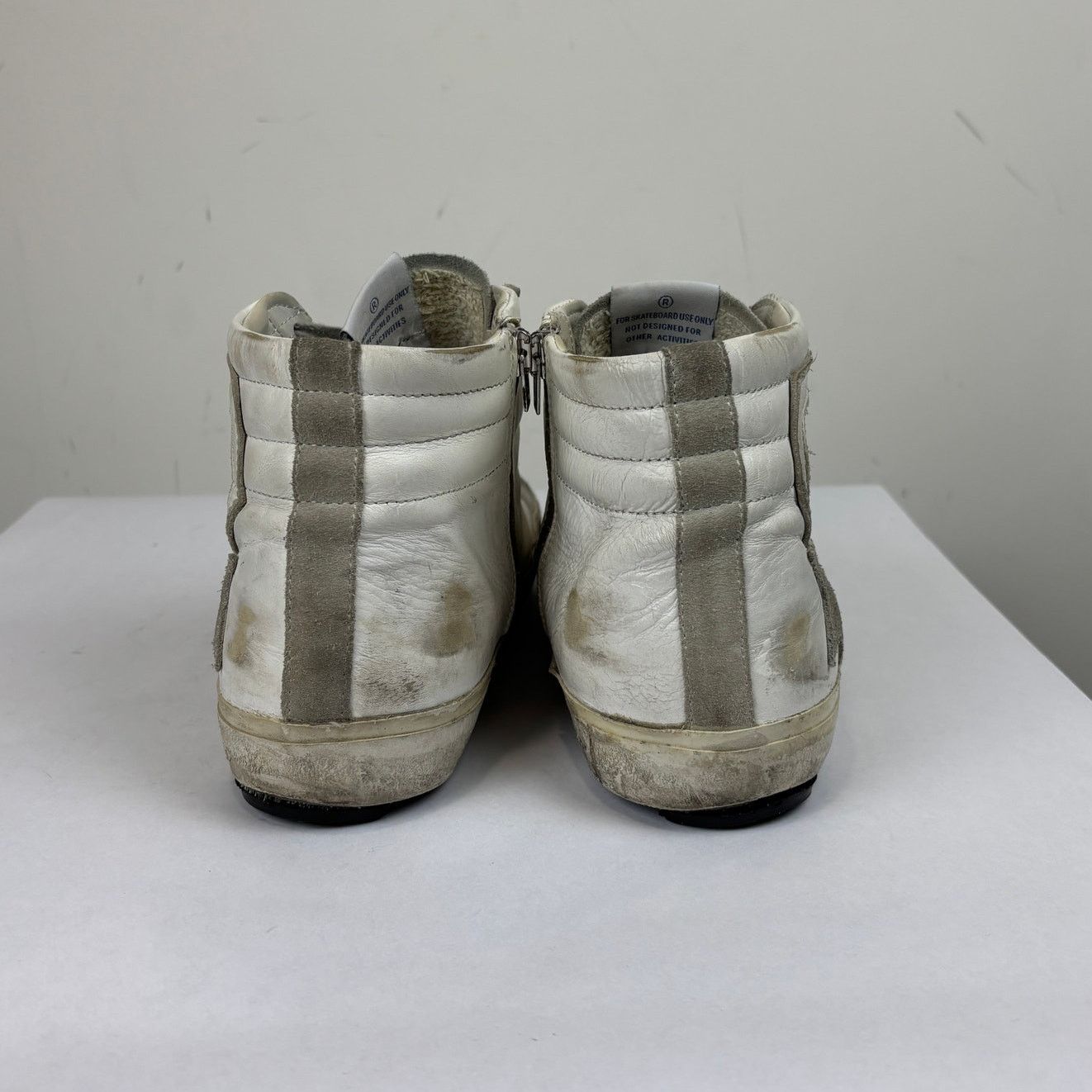 Golden Goose Golden Goose GGDB Slide High Top Leather Sneakers Men's 43 Size US 10 / EU 43 - 4 Thumbnail