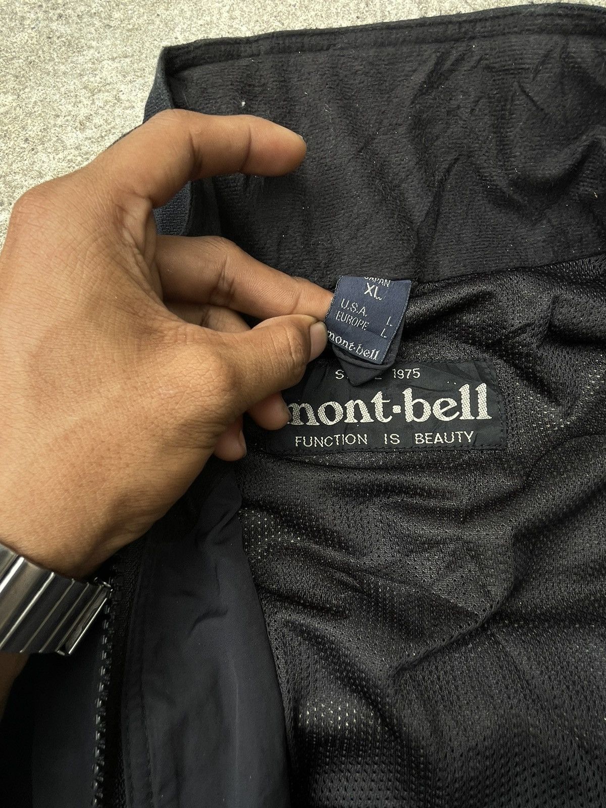 Montbell × Vintage Mont-bell Black Jacket Size US L / EU 52-54 / 3 - 5 Thumbnail