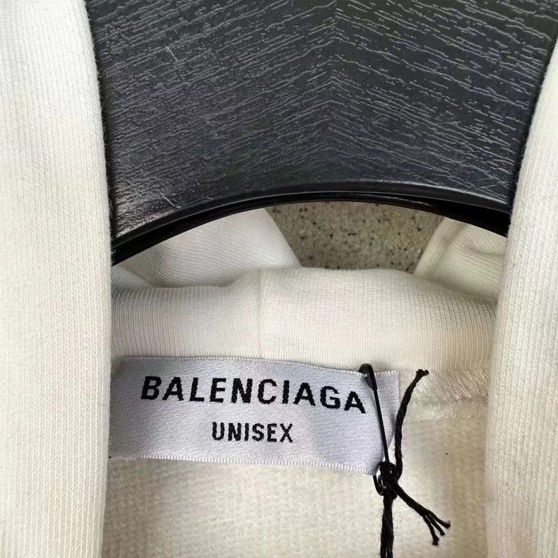 Balenciaga Balenciaga Hoodie with small logo and double hook Size US XL / EU 56 / 4 - 3 Thumbnail