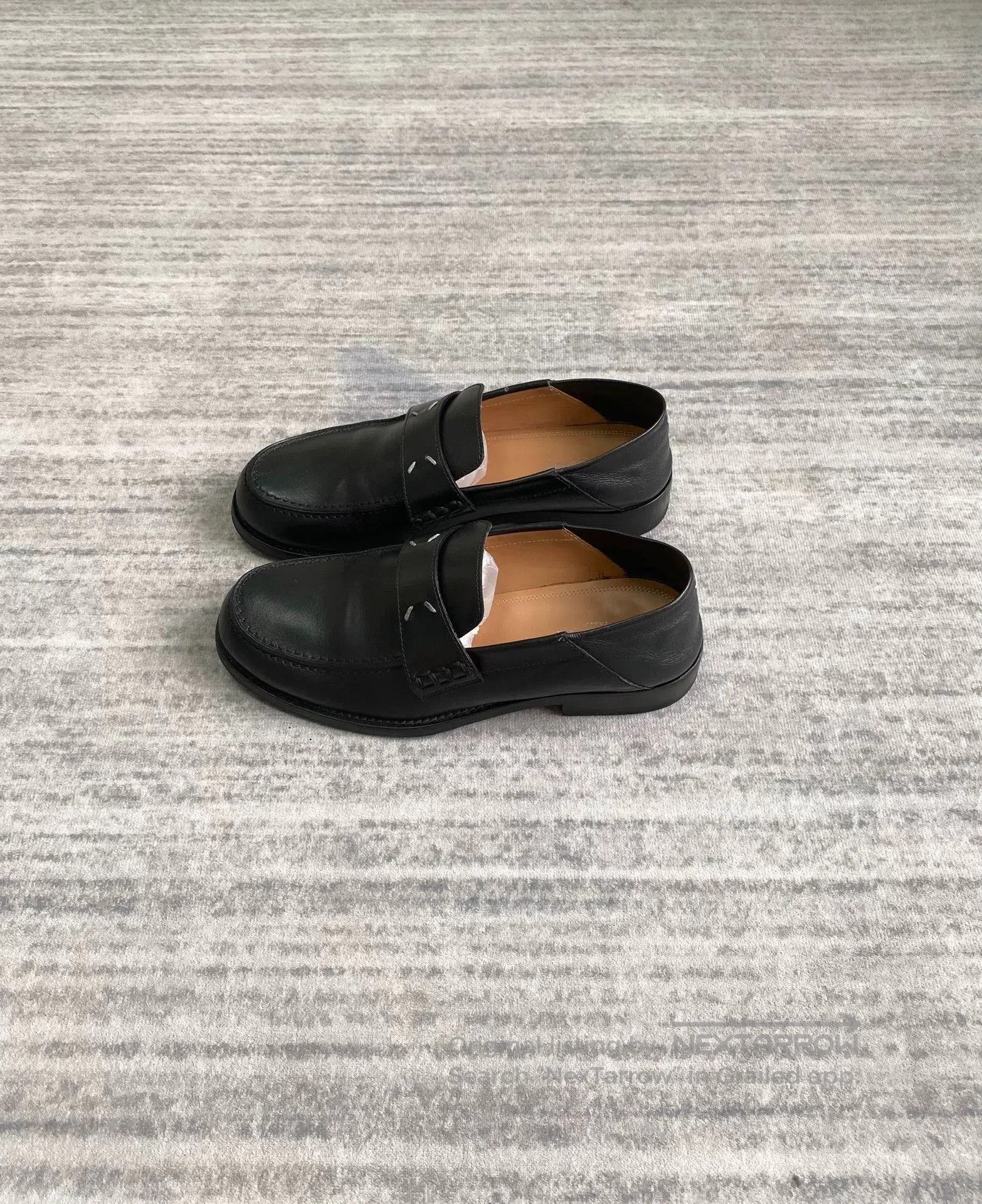 Maison Margiela Maison Margiela Black Leather Mary Jane Loafers. Size US 6.5 / EU 39-40 - 3 Thumbnail