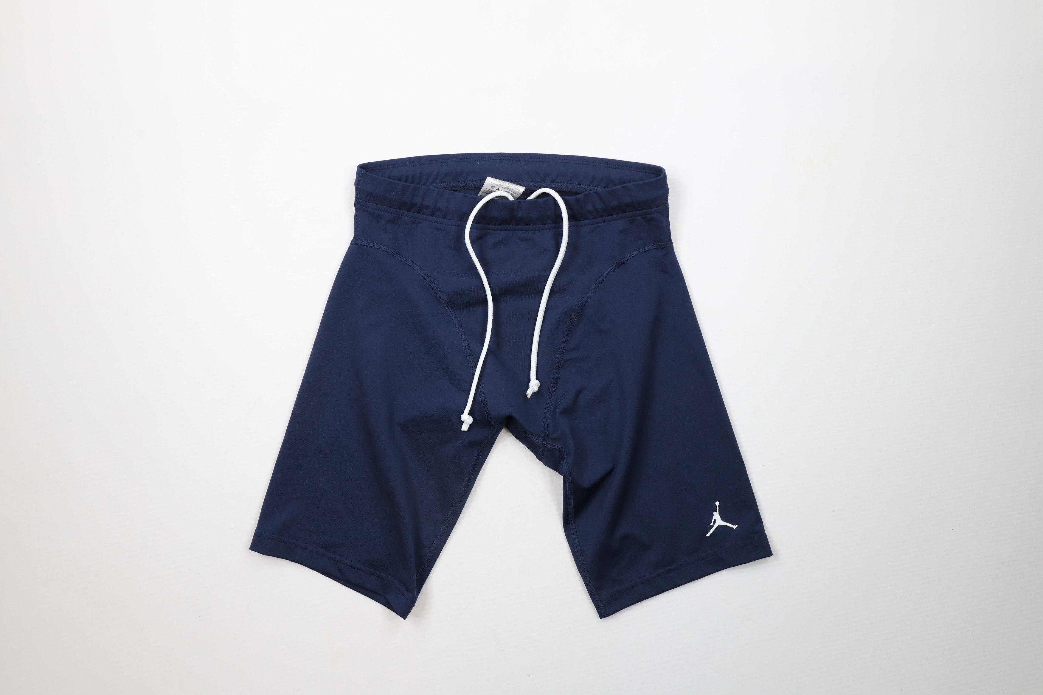 Nike × Vintage Nike Air Jordan University of Michigan Spandex Shorts USA Size US 36 / EU 52 - 1 Thumbnail