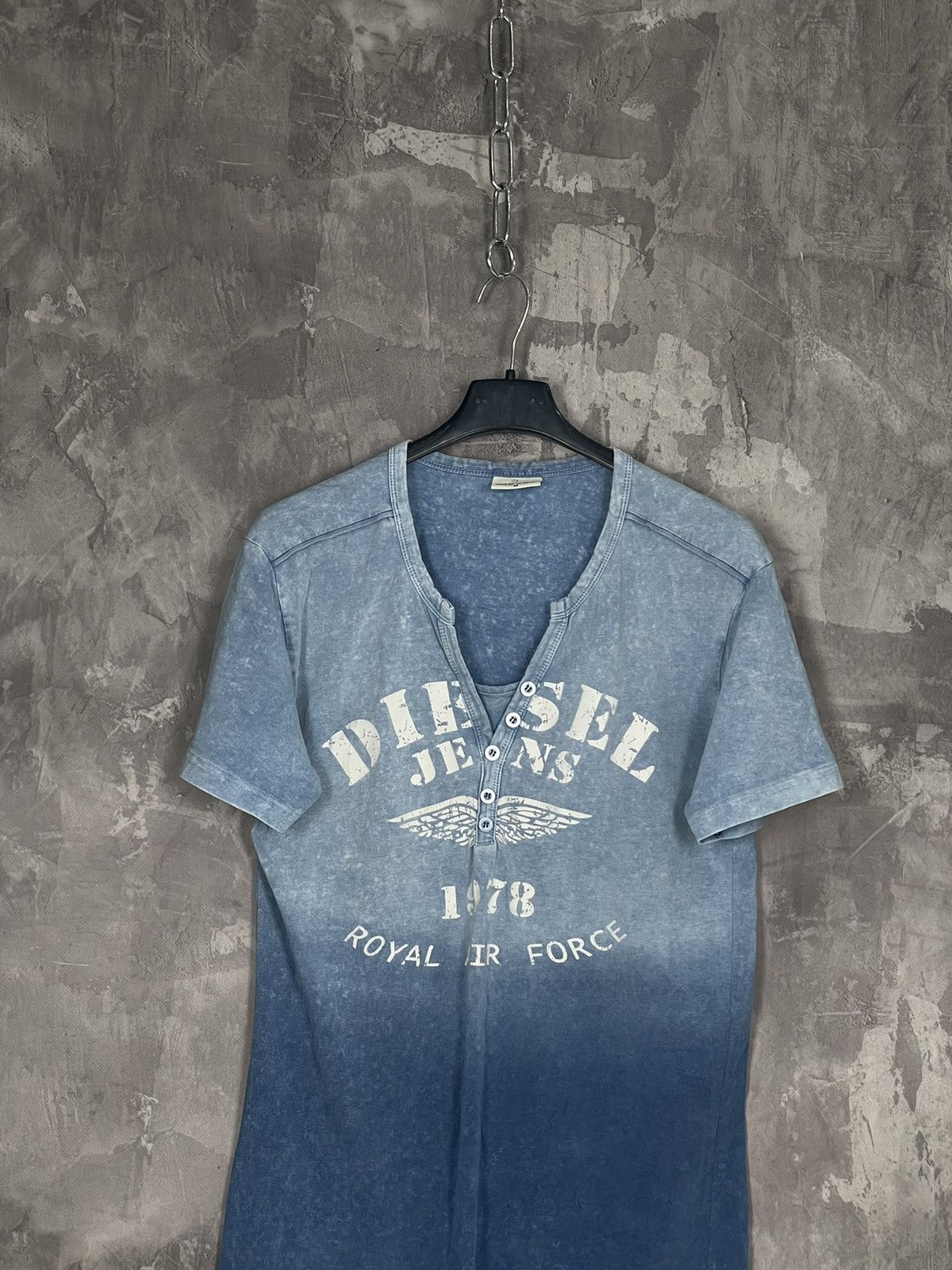 Diesel × Japanese Brand Vintage Y2K Diesel Faded Distressed Grunge 90s T-shirt Size US M / EU 48-50 / 2 - 2 Thumbnail