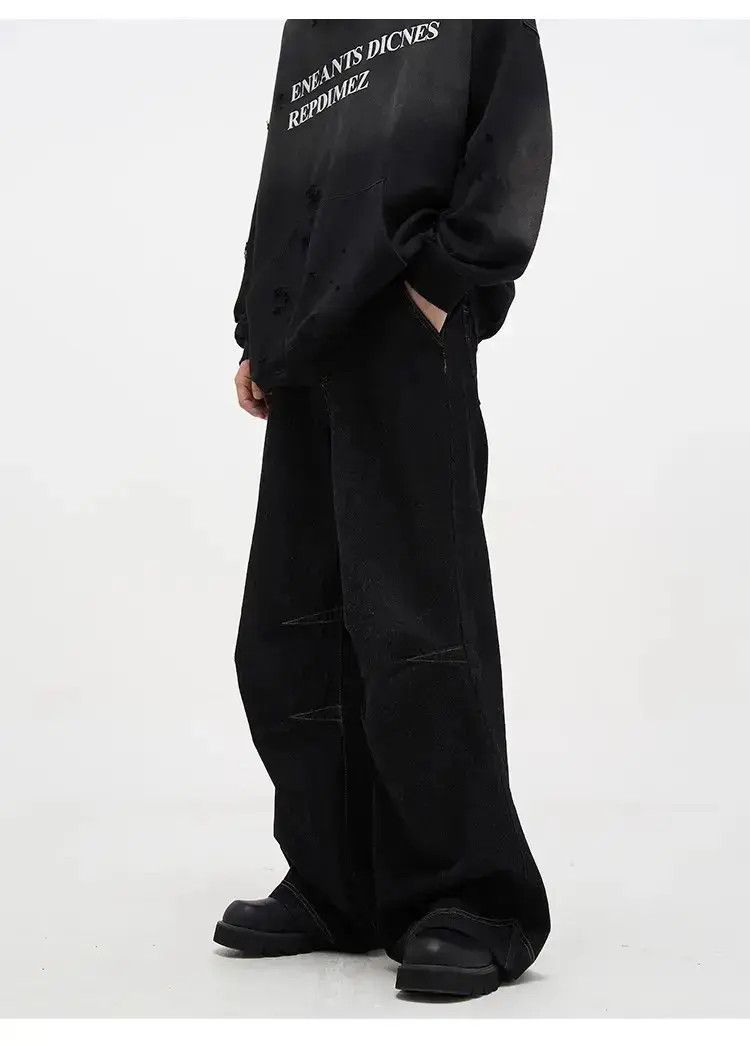 Japanese Brand Retro loose fitting jeans Size US 30 / EU 46 - 5 Thumbnail