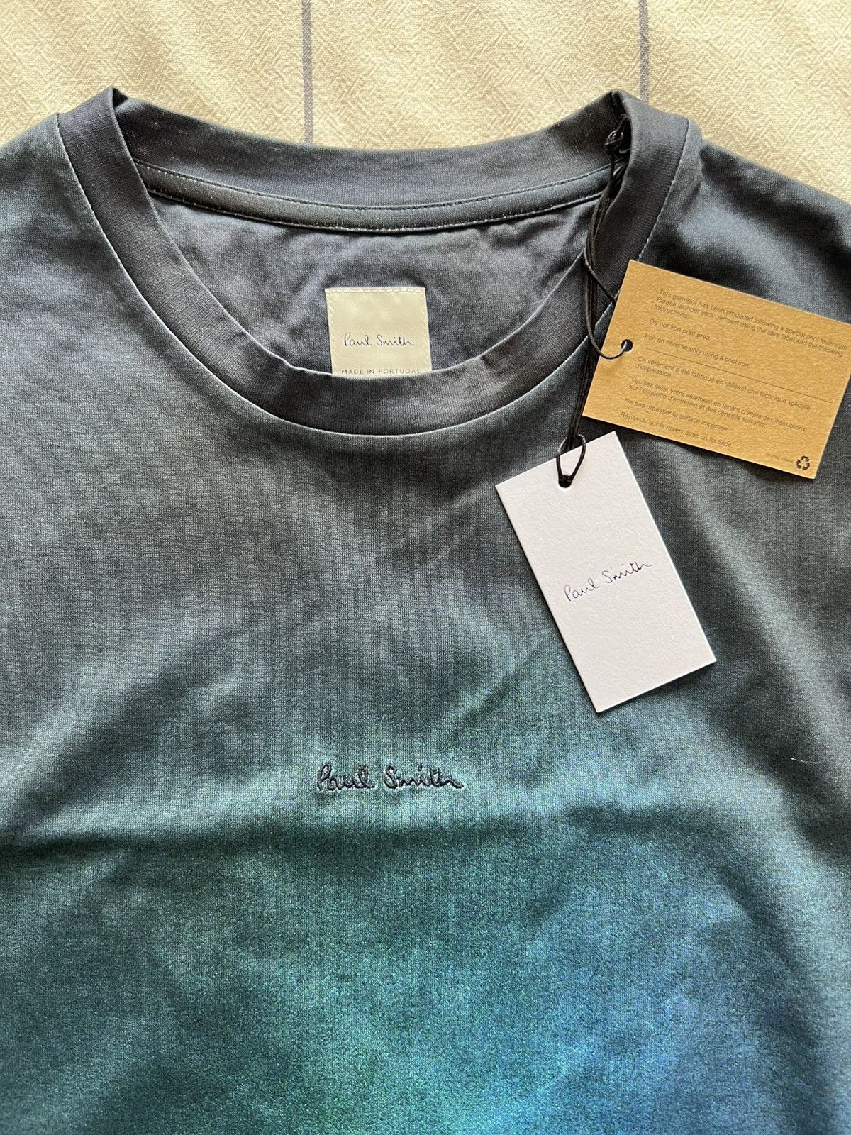 Paul Smith Paul Smith Blue Torch Light Cotton T-Shirt Size US L / EU 52-54 / 3 - 4 Thumbnail