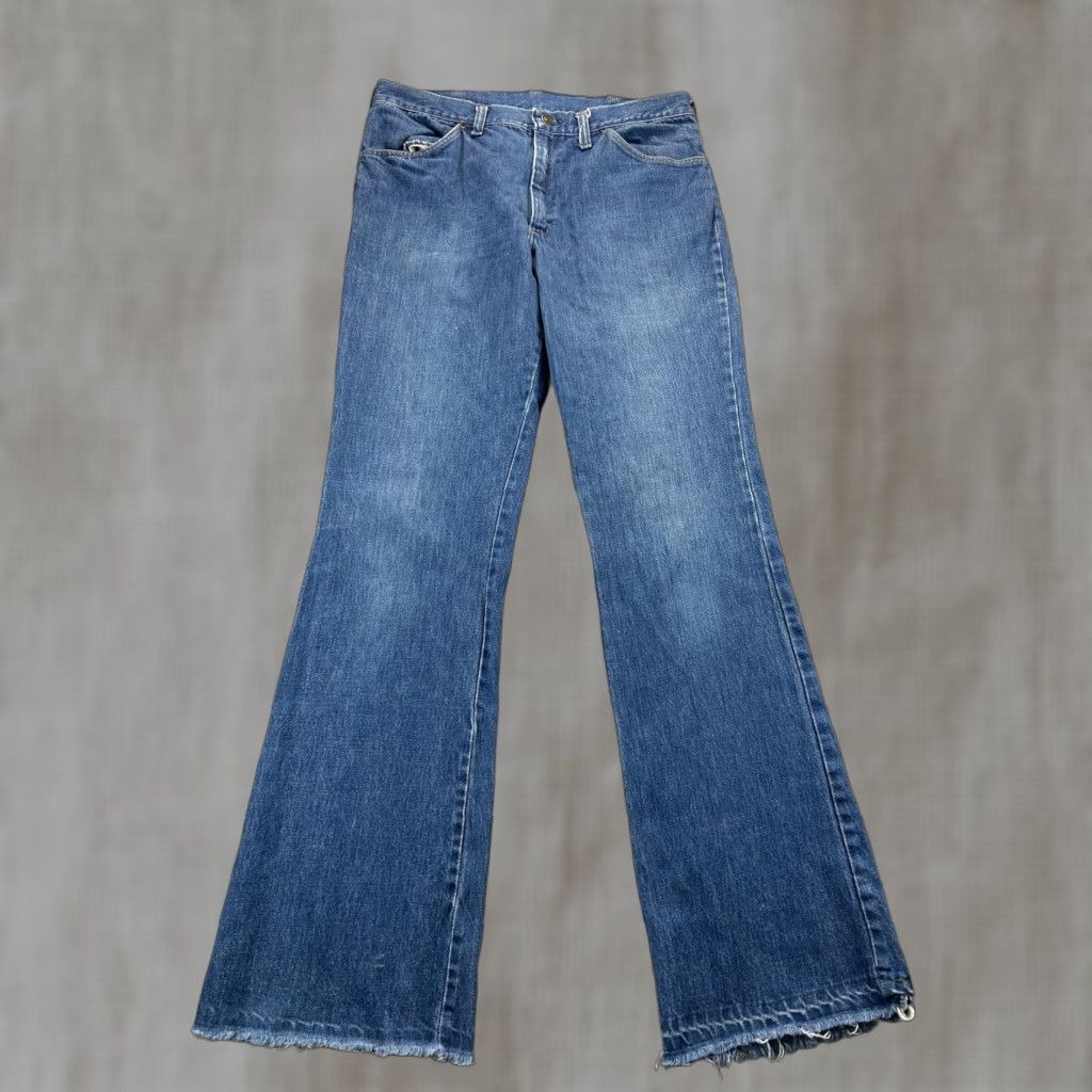 Denime VINTAGE Ranchcraft Jeans Mens 32X33 Blue Denim Bootcut Western 70s 60s MW Size US 32 / EU 48 - 1 Thumbnail
